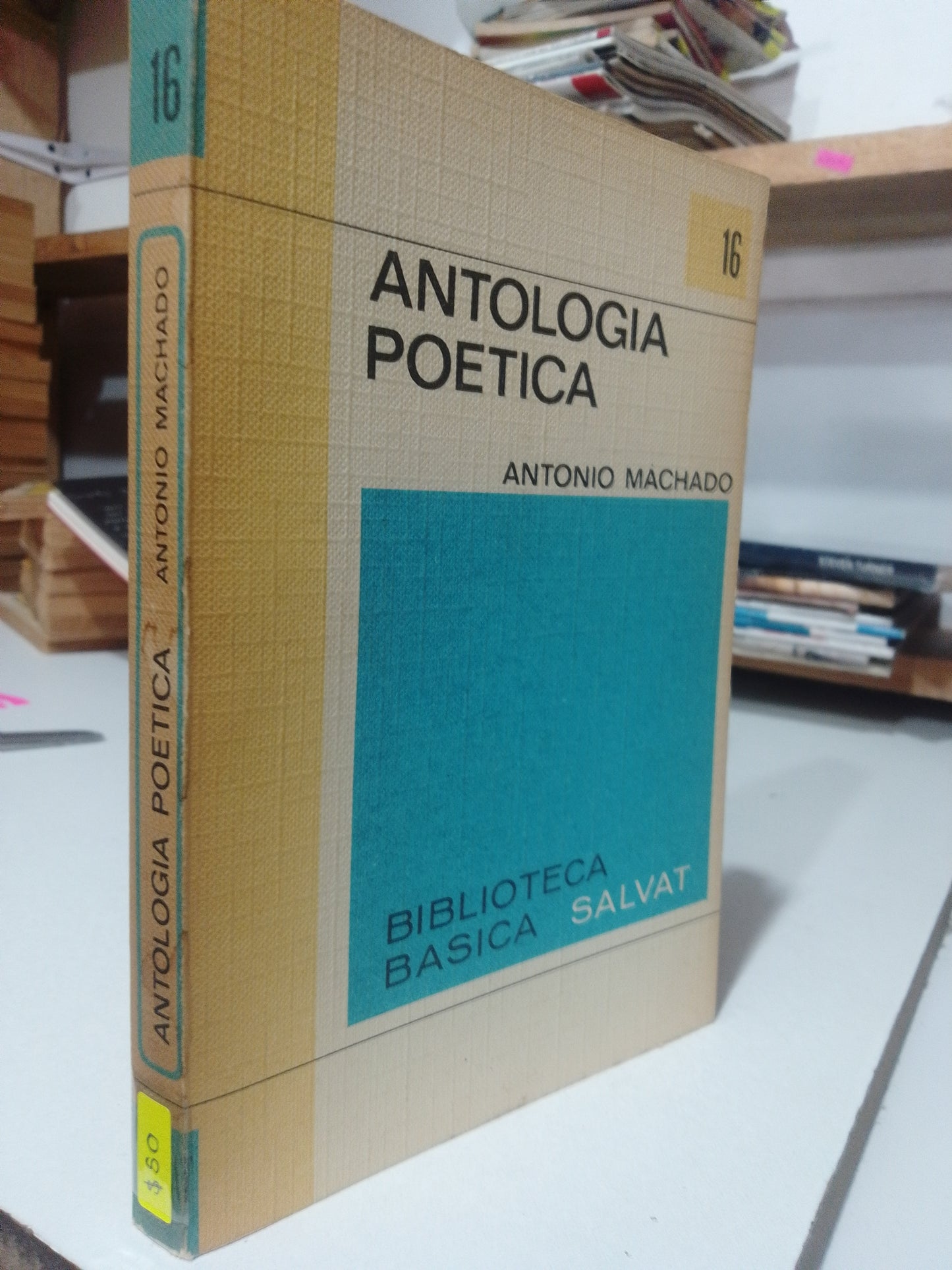 ANTOLOGIA POETICA POR ANTONIO MACHADO USADO NOVELAS JUAREZ