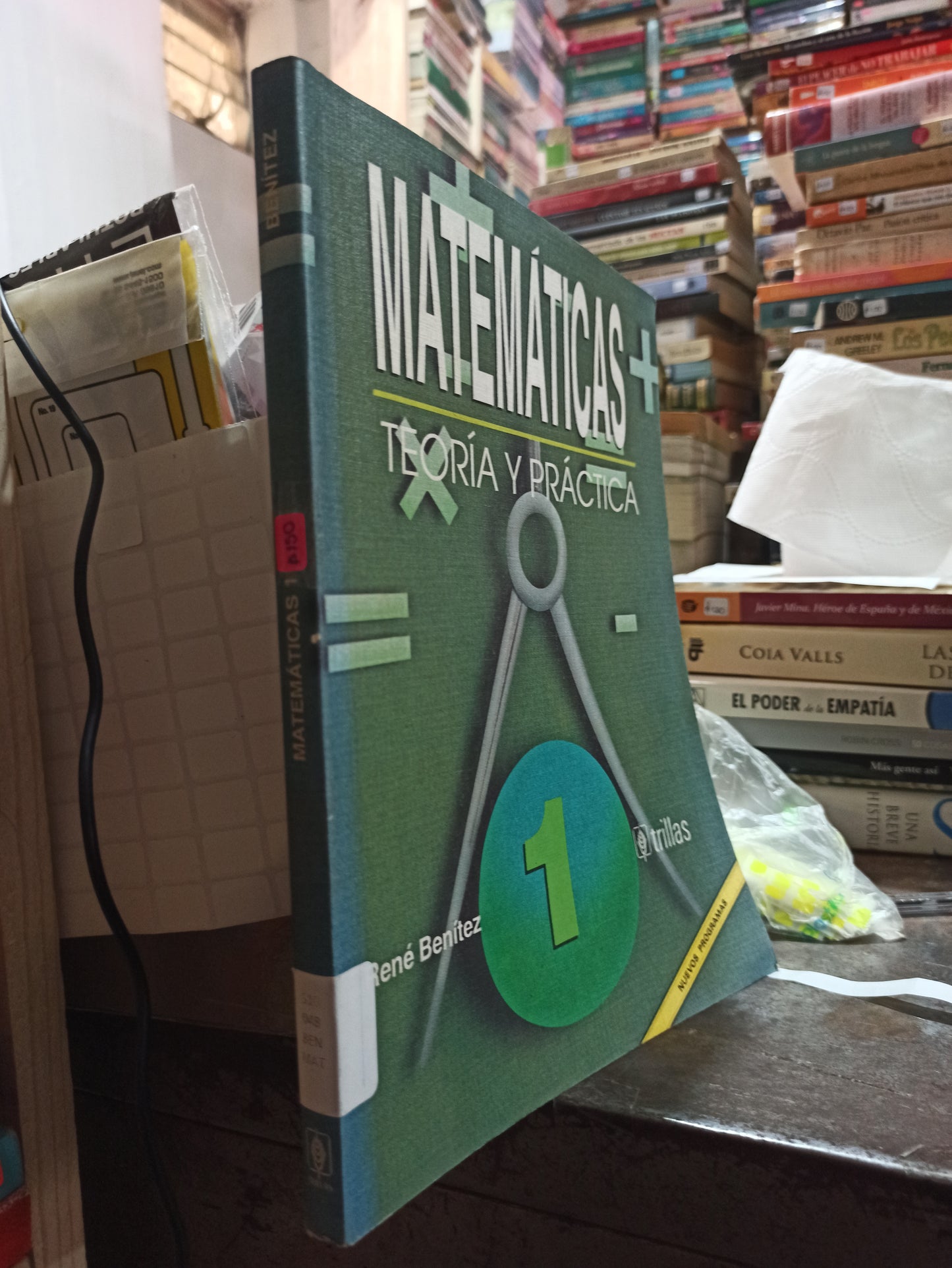 MATEMATICAS TEORIA Y PRACTICA 1 POR RENE BENITEZ USADO MATEMÁTICAS ALDAMA
