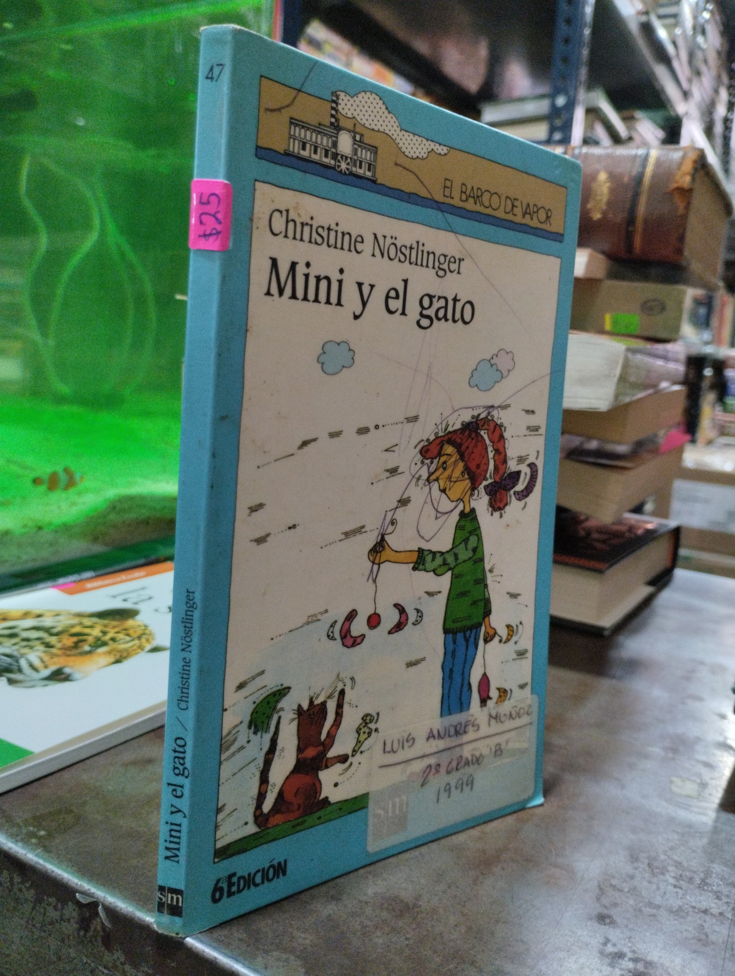MINI Y EL GATO POR CHRISTINE NOSTLINGER USADO INFANTIL ALDAMA