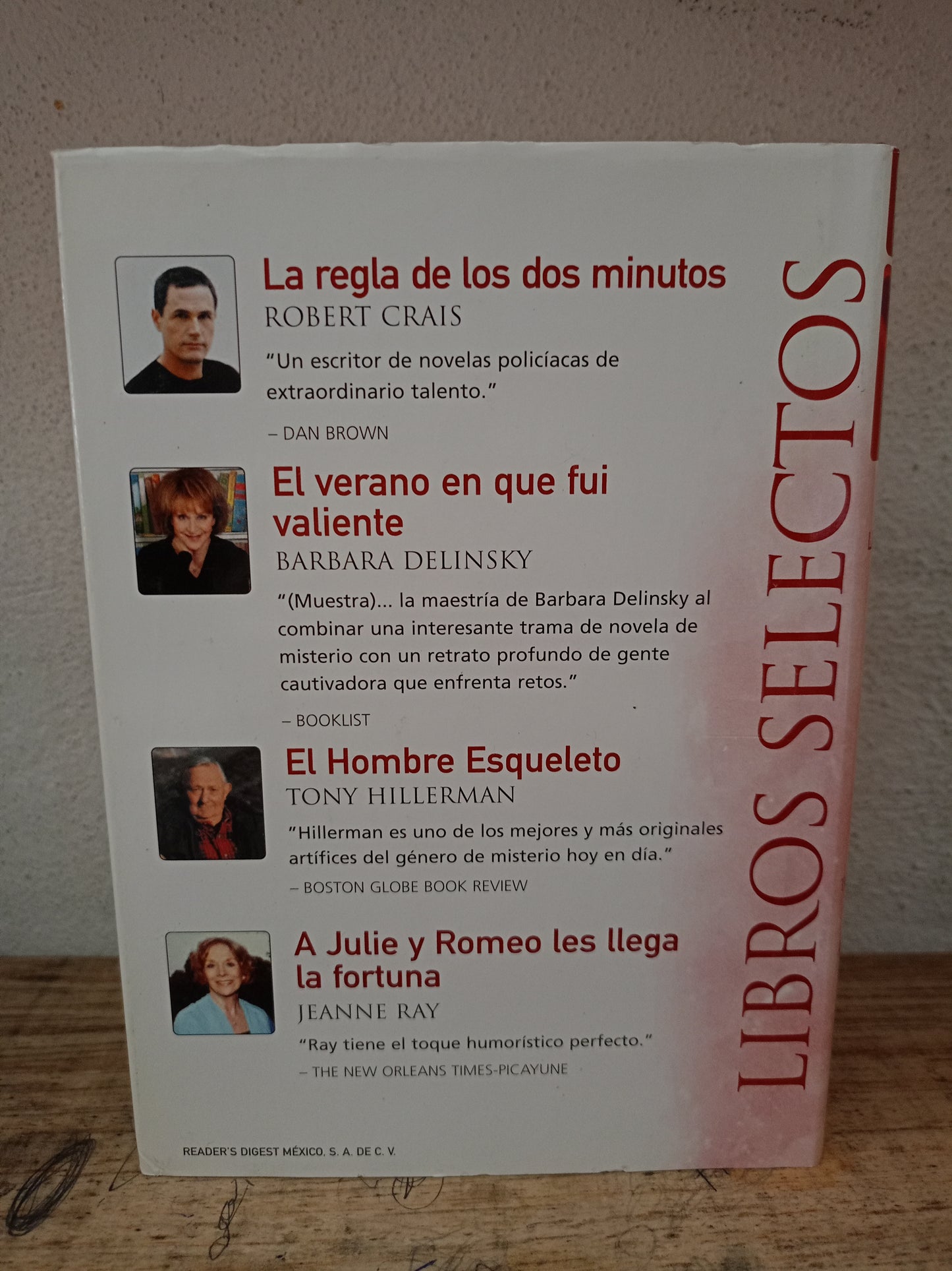 LA REGLA DE LOS DOS MINUTOS ROBERT CRAIS EL VERANO EN QUE FUI VALIENTE BARBARA DELINSKY EL HOMBRE ESQUELETO TONY HILLERMAN A JULIE Y ROMEO LES LLEGA LA FORTUNA JEANNE RAY USADO NOVELA LITERARIO 305