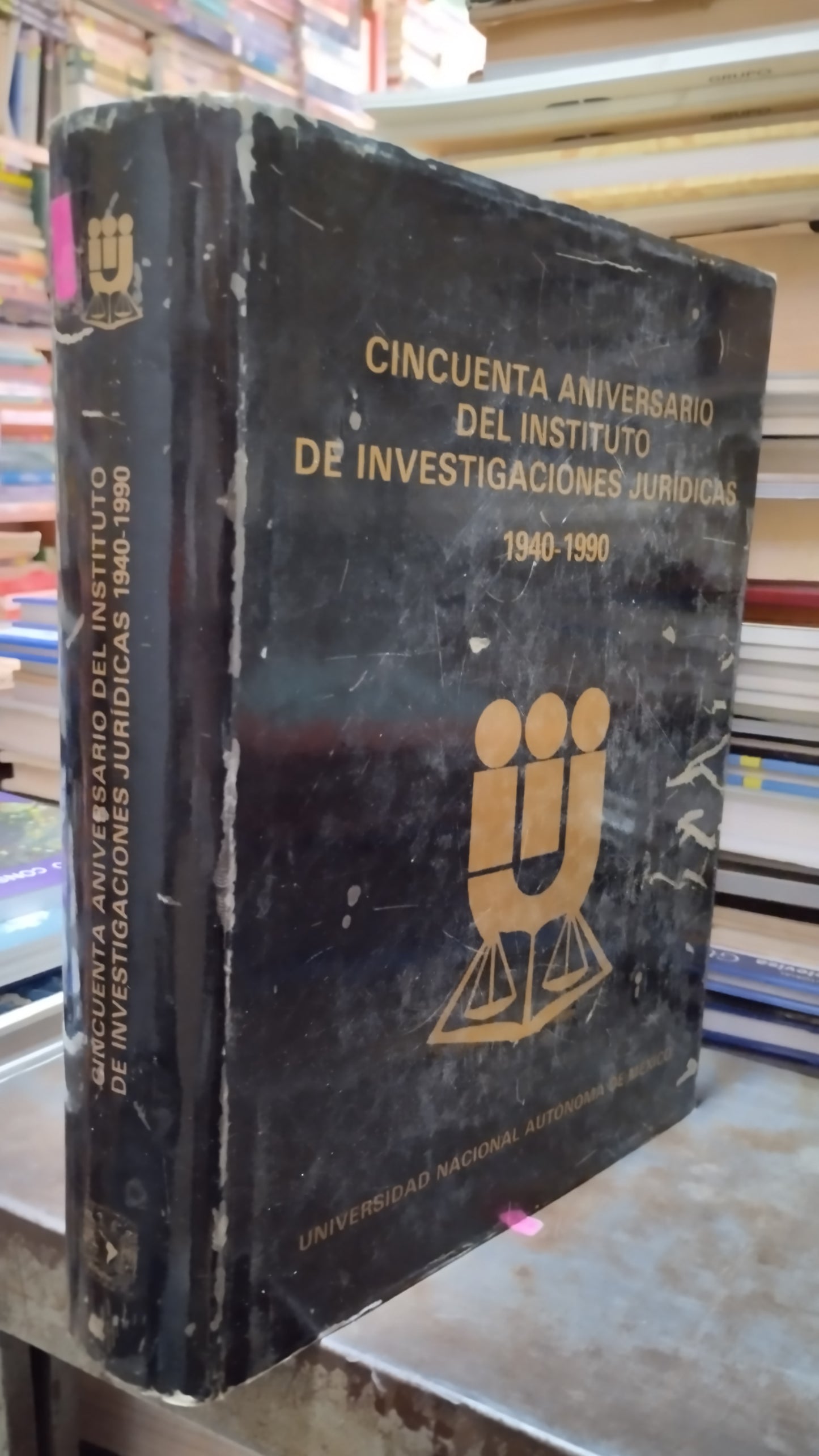 CINCUENTA ANIVERSARIO DEL INSTITUTO DE INVESTIGACIONES JURIDICAS 1940 1990 LIBRO USADO DERECHO ALDAMA