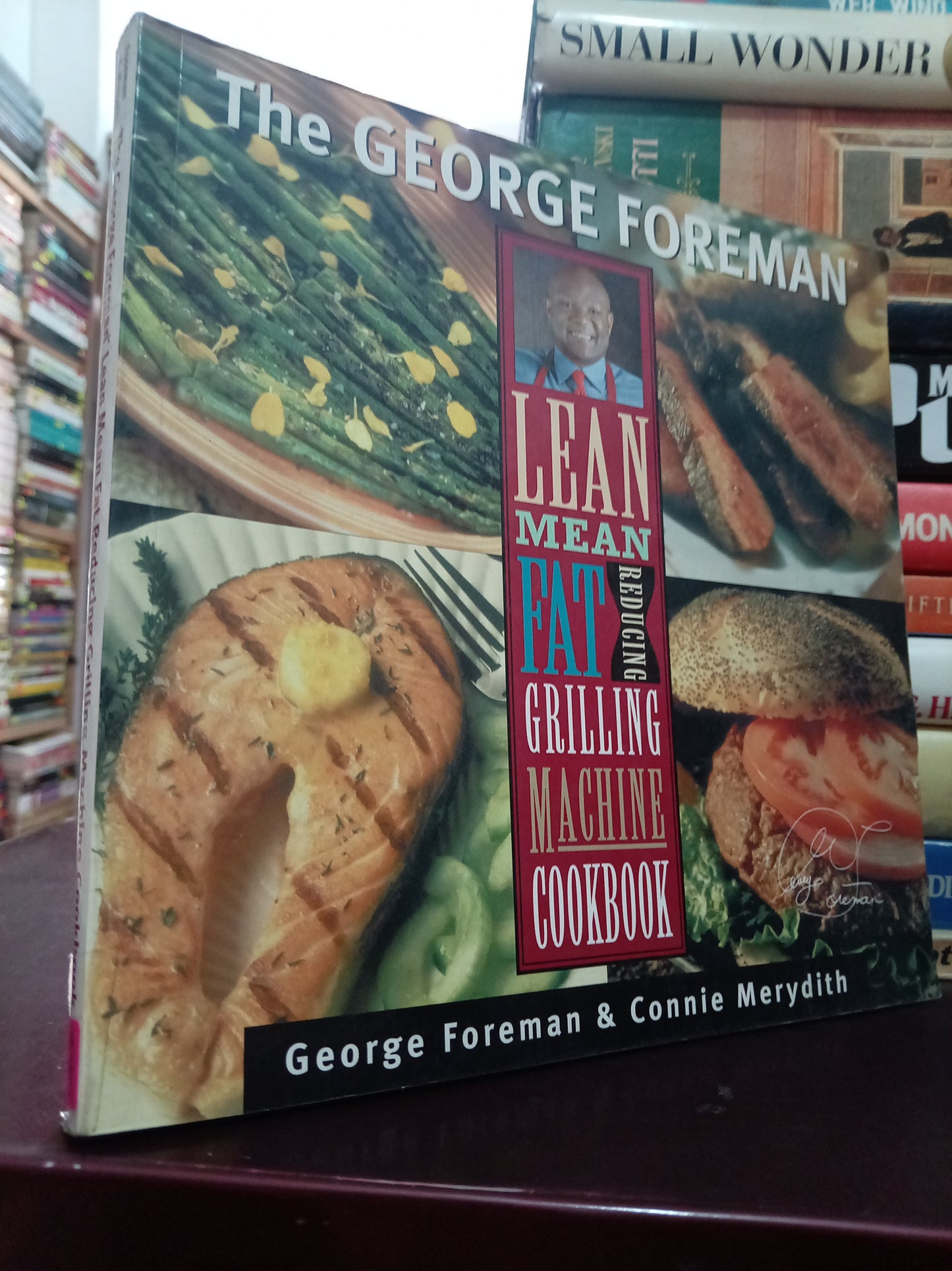 THE GEORGE FOREMAN LEAN MEAN FAT REDUCING MACHINE COOKBOOK USADO IDIOMAS LITERARIO 305