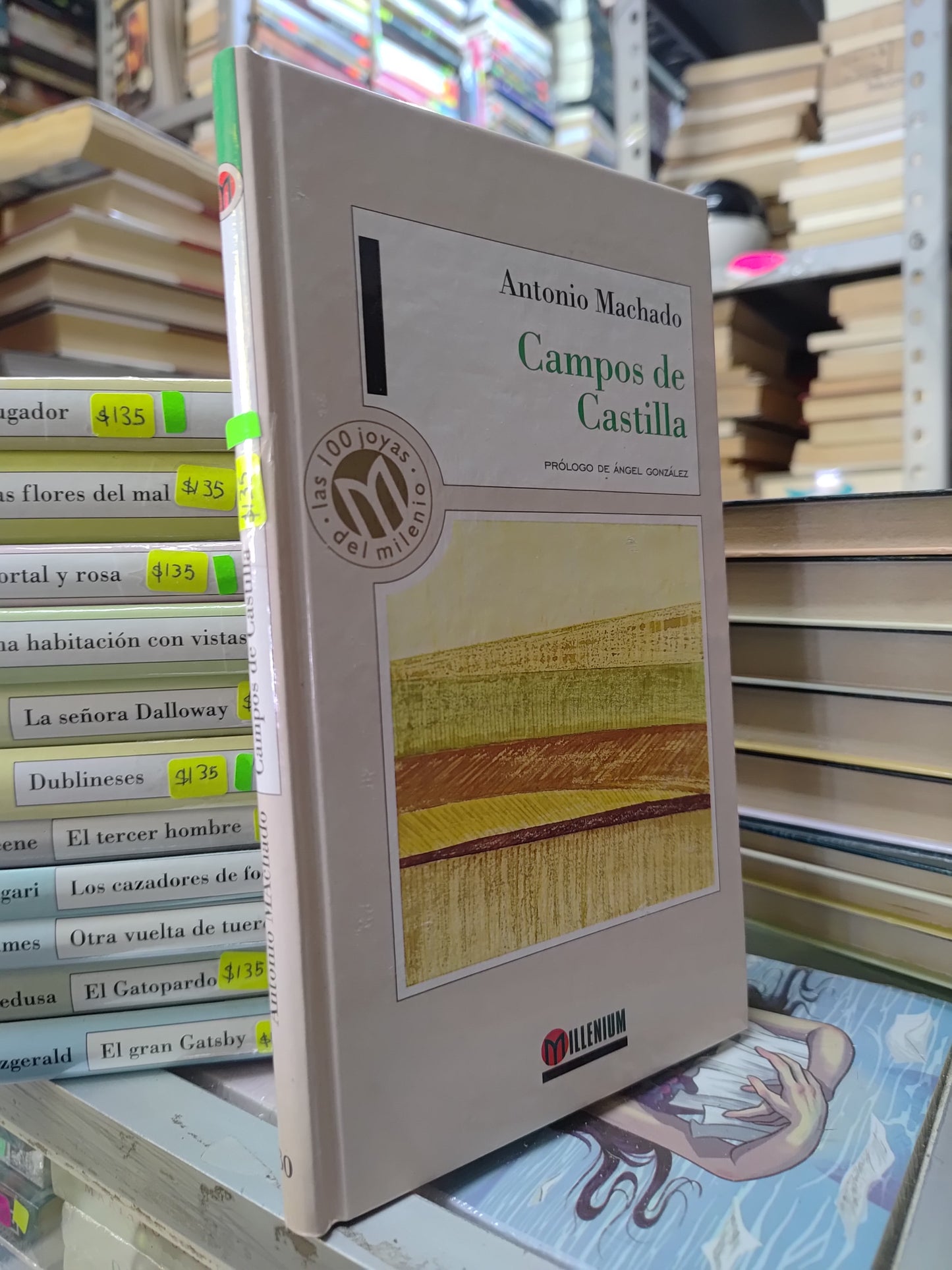 CAMPOS DE CASTILLA POR ANTONIO MACHADO USADO USADO NOVELAS JUAREZ 515