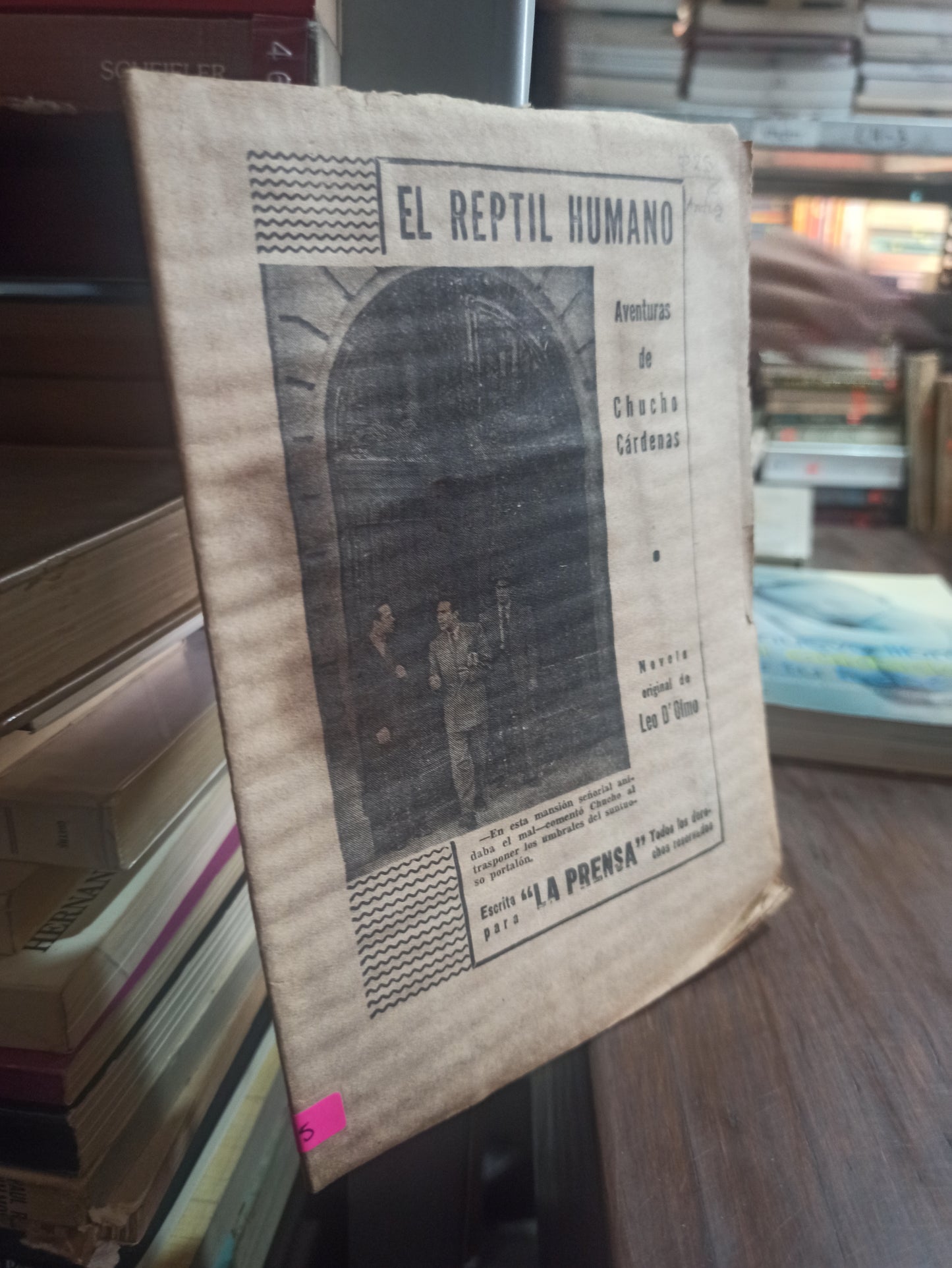 EL REPTIL HUMANO POR CHUCHO CARDENAS USADO ANTIGUOS ALDAMA