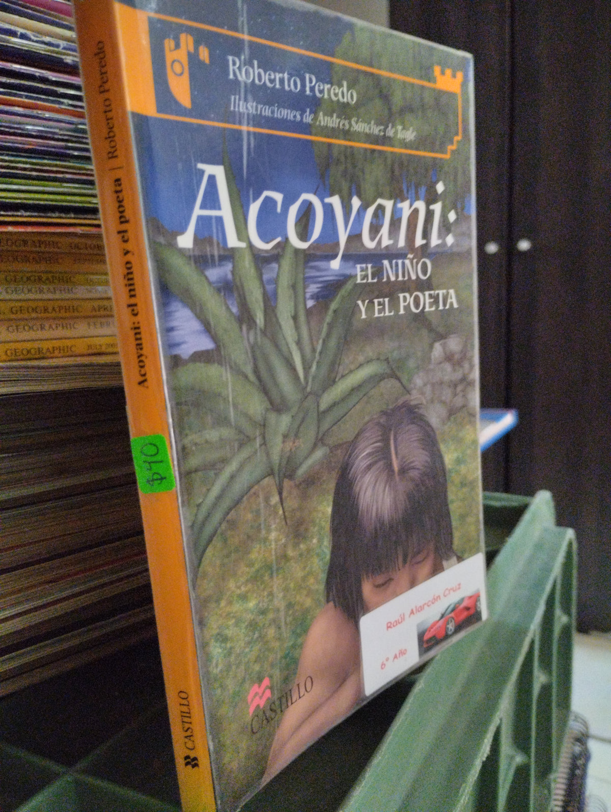 ACOYANI EL NIÑO Y EL POETA ROBERTO PEREDO USADO NOVELAS JUAREZ 515