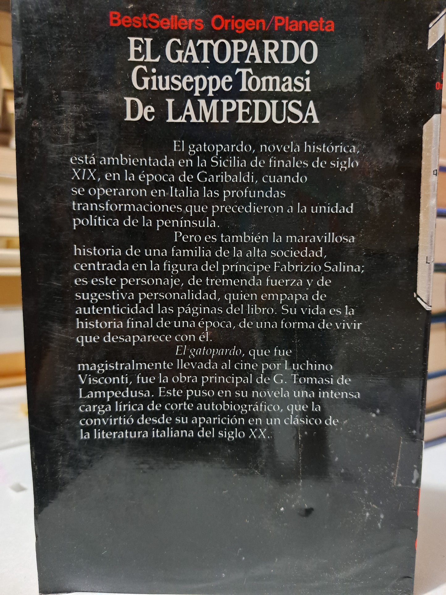 EL GATOPARDO# 18 GIUSEPPE TOMASI DE LAMPEDUSA USADO NOVELA JUÁREZ