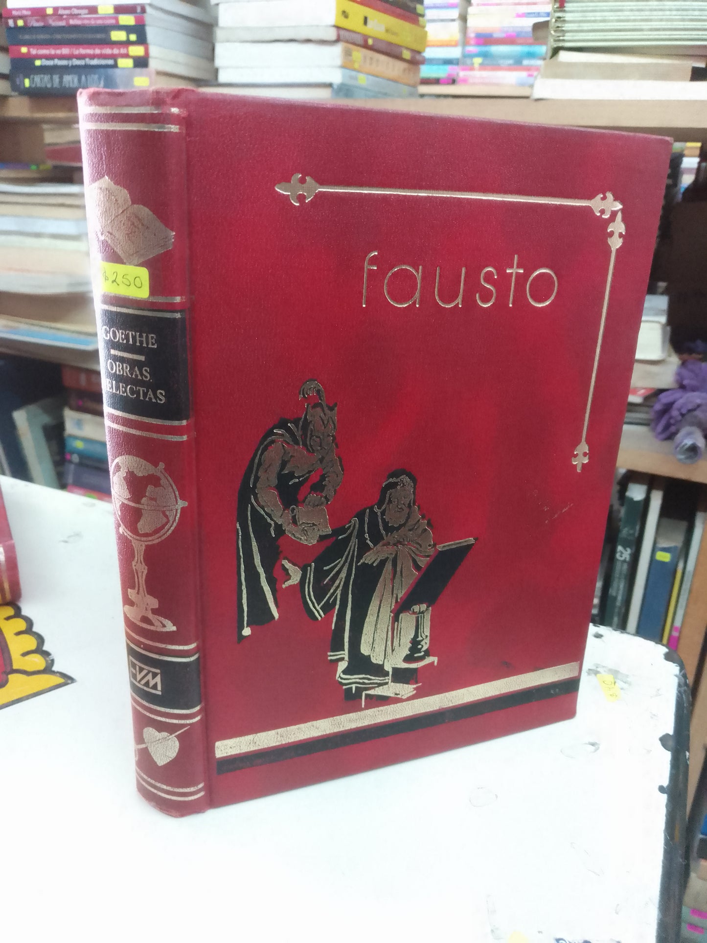 OBRAS SELECTAS: FAUSTO POR GOETHE USADO NOVELA LITERARIO 207