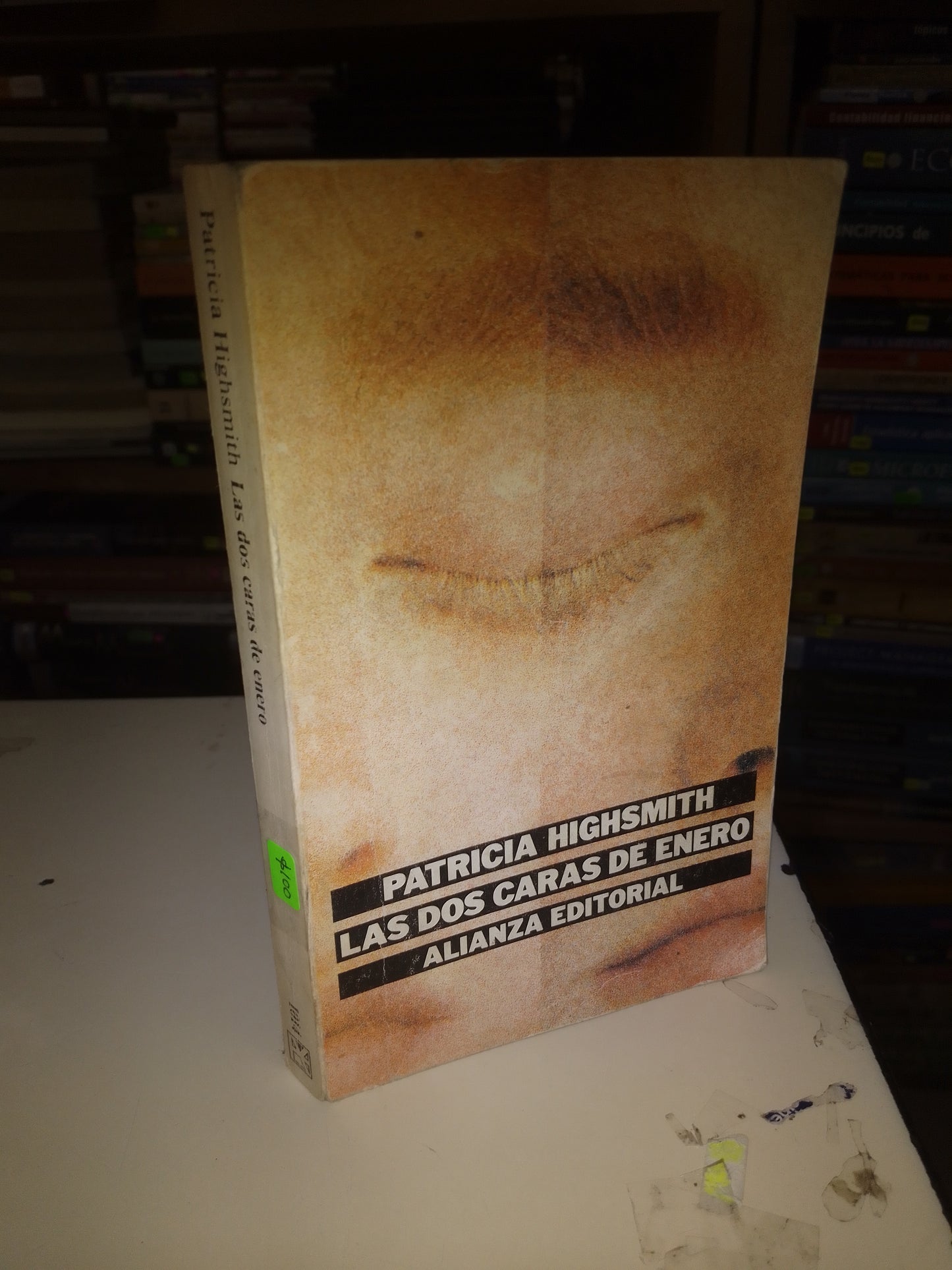 LAS DOS CARAS DE ENERO POR PATRICIA HIGHSMITH USADO NOVELA LITERARIO 207