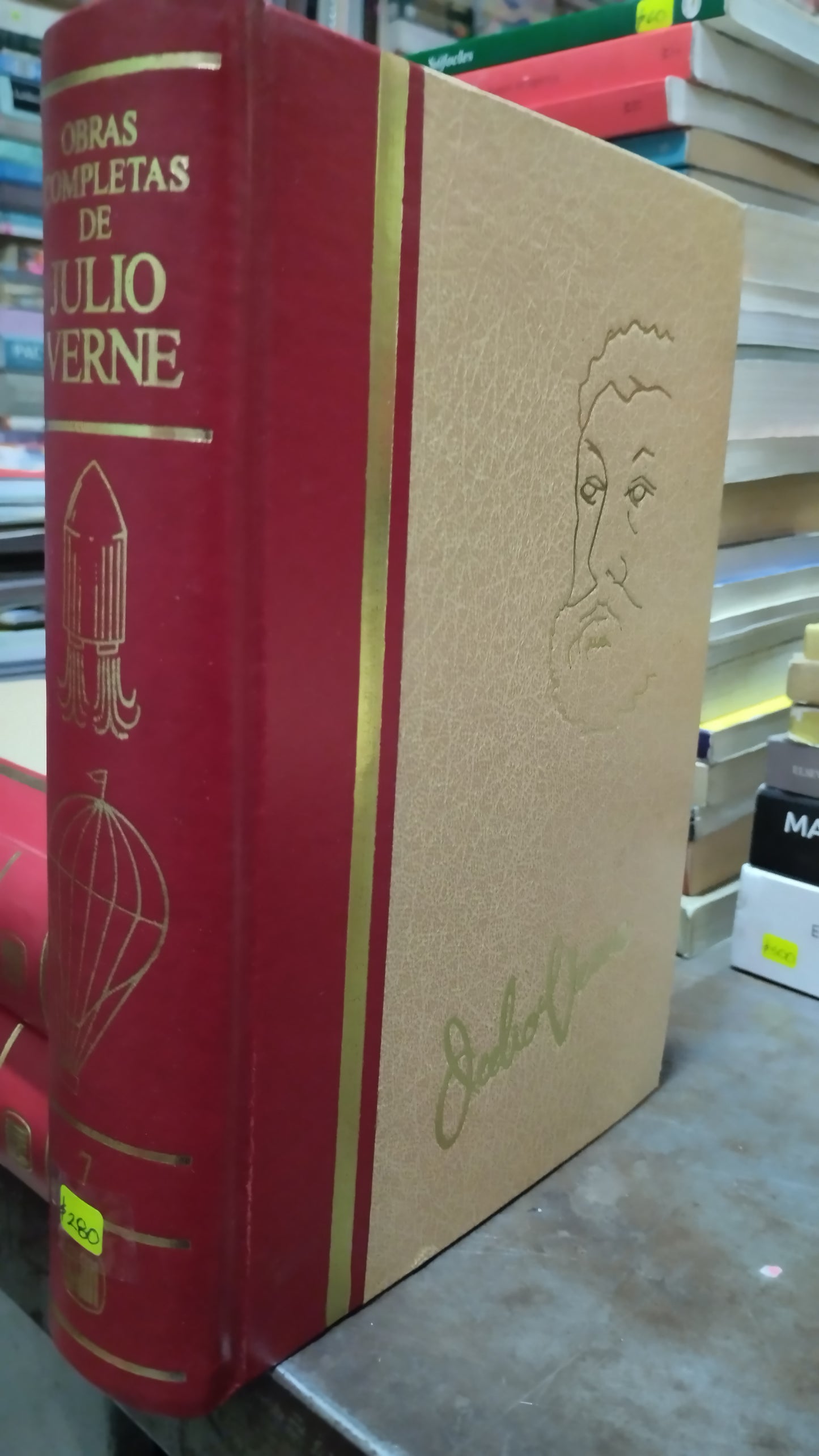 OBRAS COMPLETAS DE JULIO VERNE LIBRO USADO NOVELAS ALDAMA