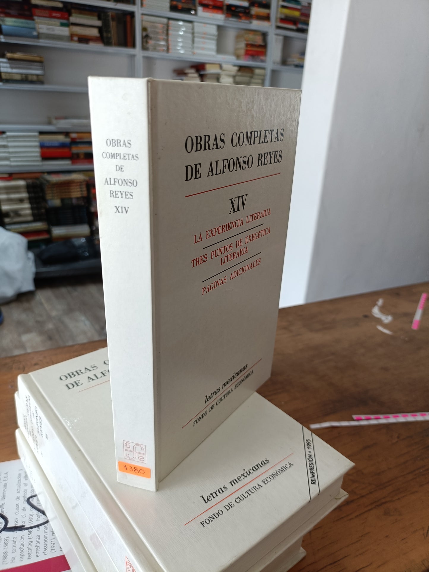 OBRAS COMPLETAS DE ALFONSO REYES XIV USADO NOVELA JUAREZ 515