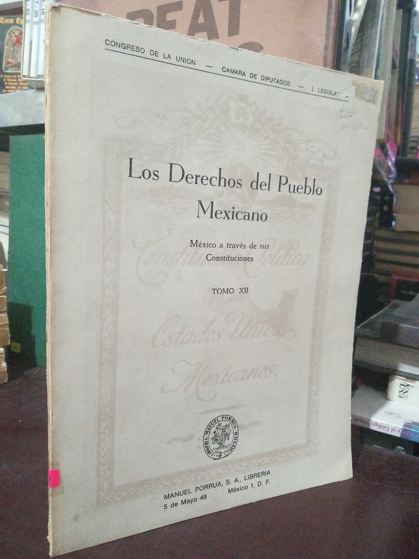 LOS DERECHOS DEL PUEBLO MEXICANO USADO DERECHO LITERARIO 305