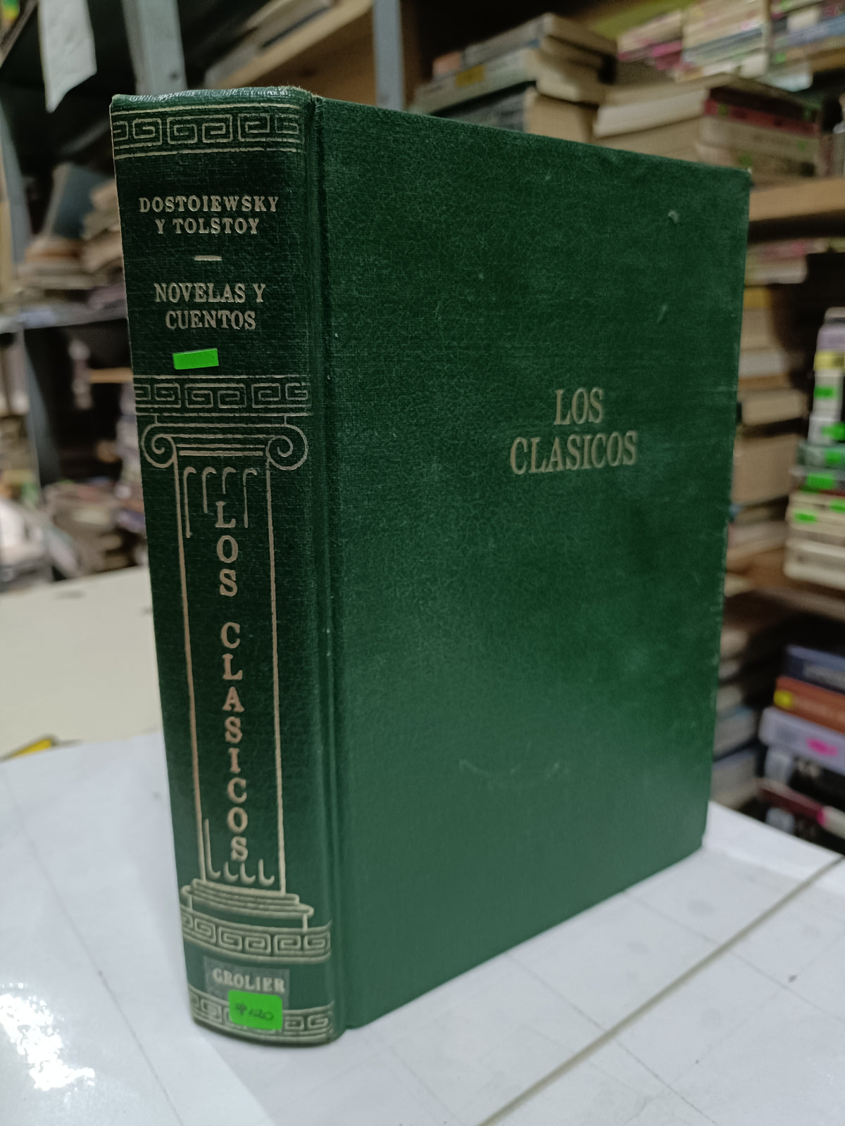 LOS CLASICOS NOVELAS Y CUENTOS POR DOSTOIEWSKY Y TOLSTOY USADO NOVELA LITERARIO 207