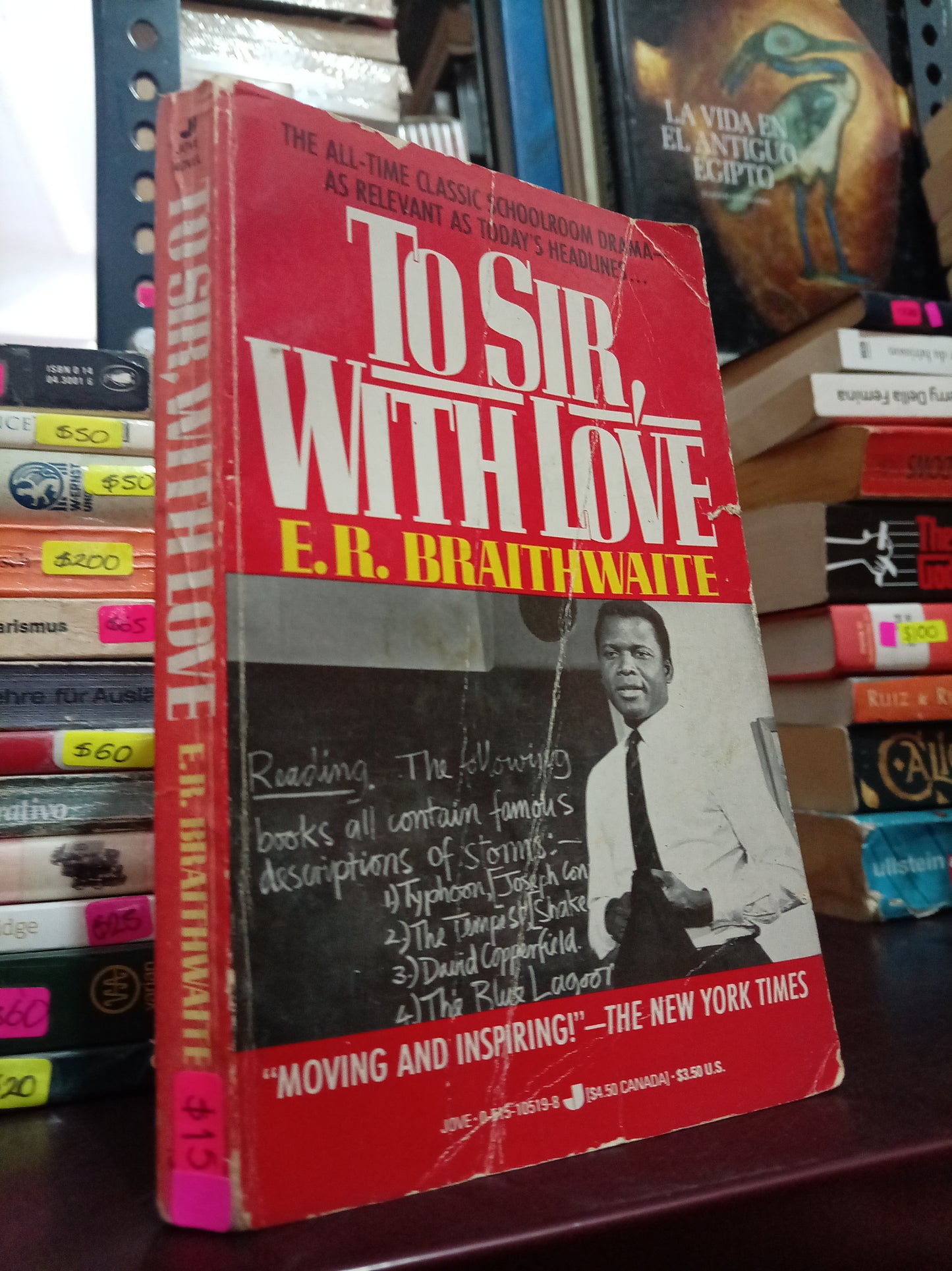 TO SIR WITH LOVE POR E. R. BRAITHWAITE USADO IDIOMAS LITERARIO 305