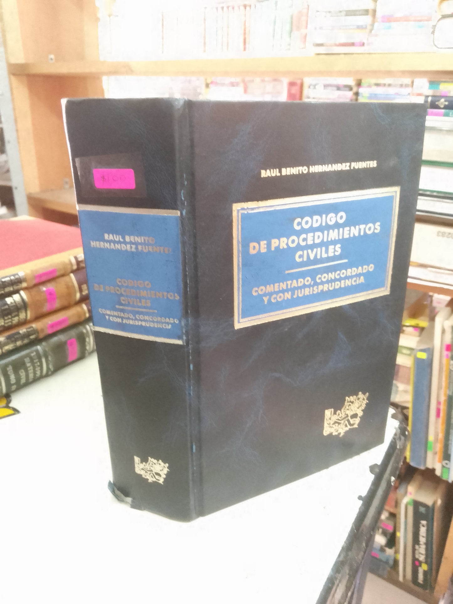CÓDIGO DE PROCEDIMIENTOS CIVILES COMENTADO, CONCORDADO Y CON JURISPRUDENCIA POR RAÚL BENITO HERNÁNDEZ FUENTES USADO DERECHO LITERARIO 207