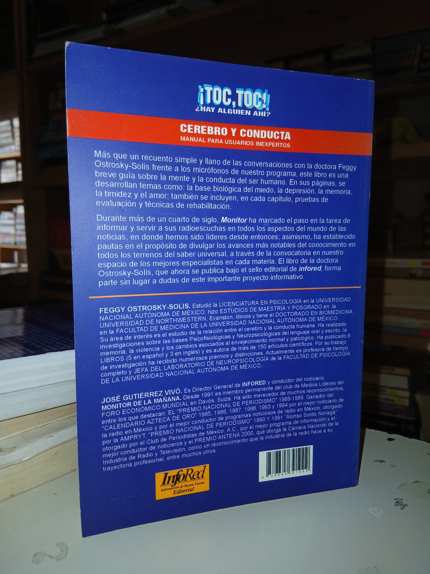 ¡TOC, TOC! ¿HAY ALGUIEN AHÍ? POR FEGGY OSTROSKY-SOLÍS USADO SUPERACIÓN PERSONAL LITERARIO 207