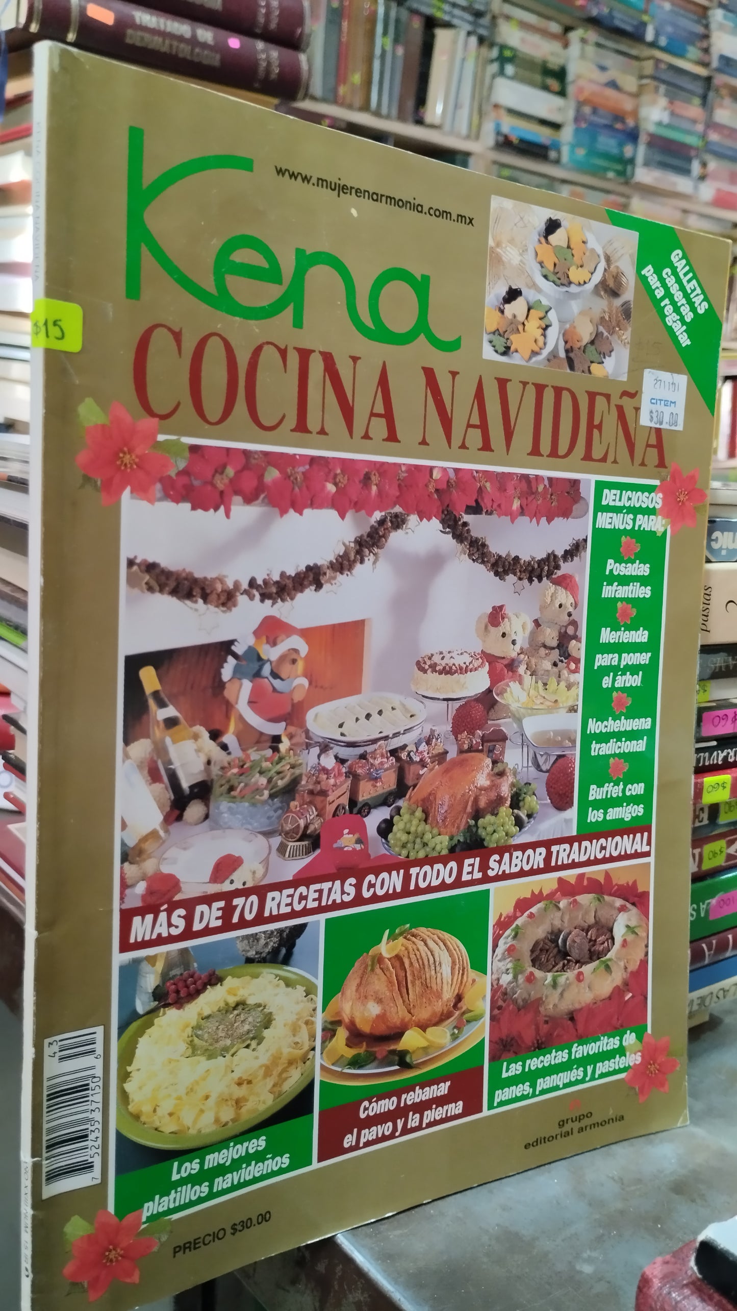 KENA COCINA NAVIDEÑA LIBRO USADO COCINA ALDAMA