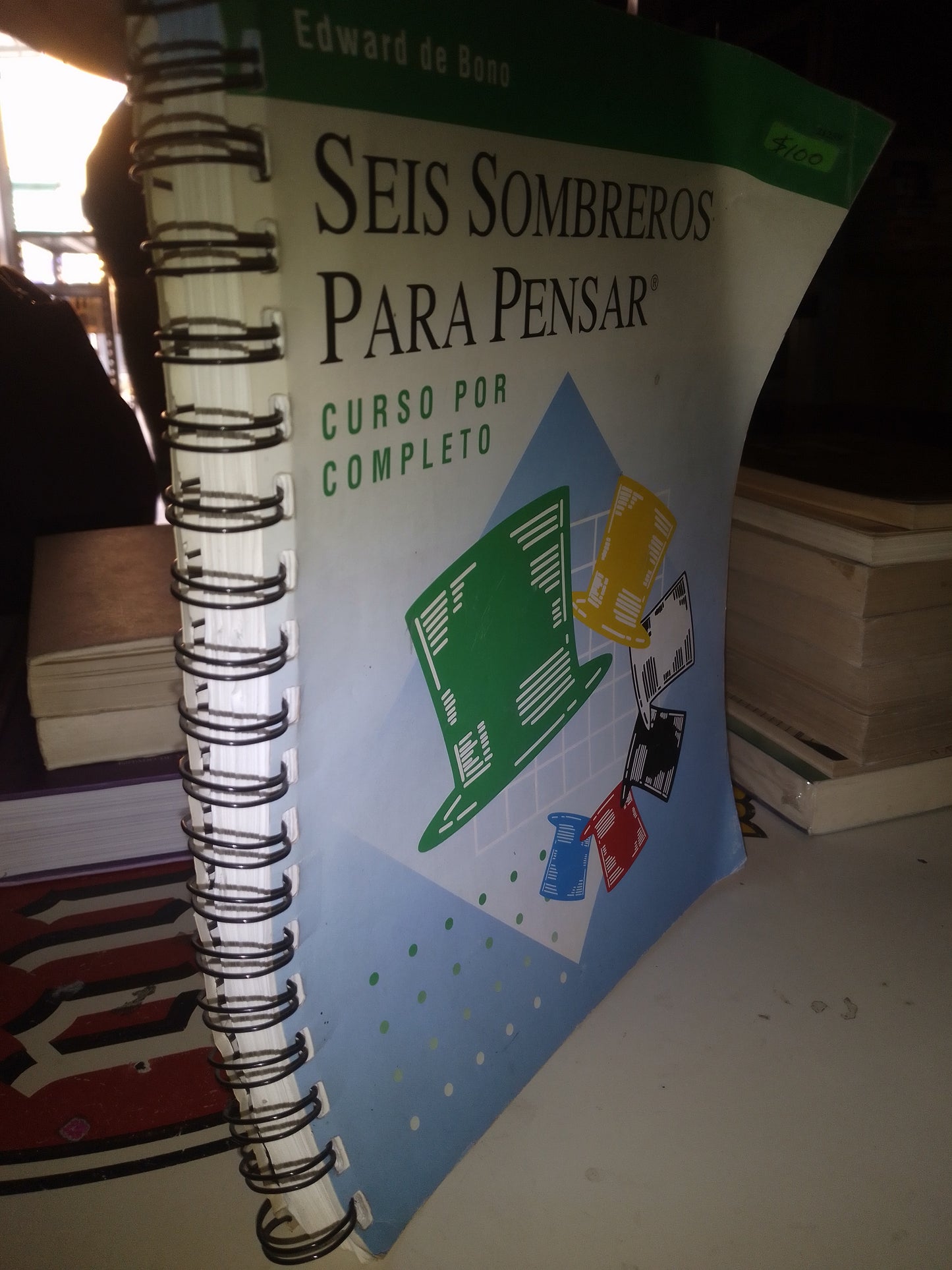 SEIS SOMBREROS PARA PENSAR CURSO COMPLETO POR EDWARD DE BONO USADO SOCIOLOGÍA LITERARIO 207