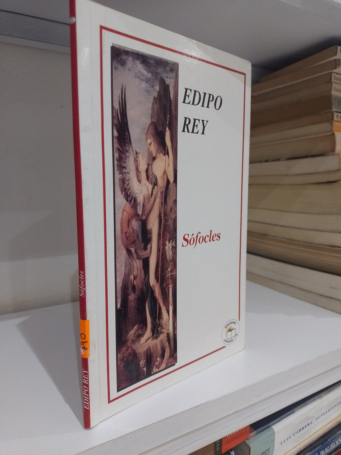 EDIPO REY POR SOFOCLES USADO NOVELA JUAREZ 515