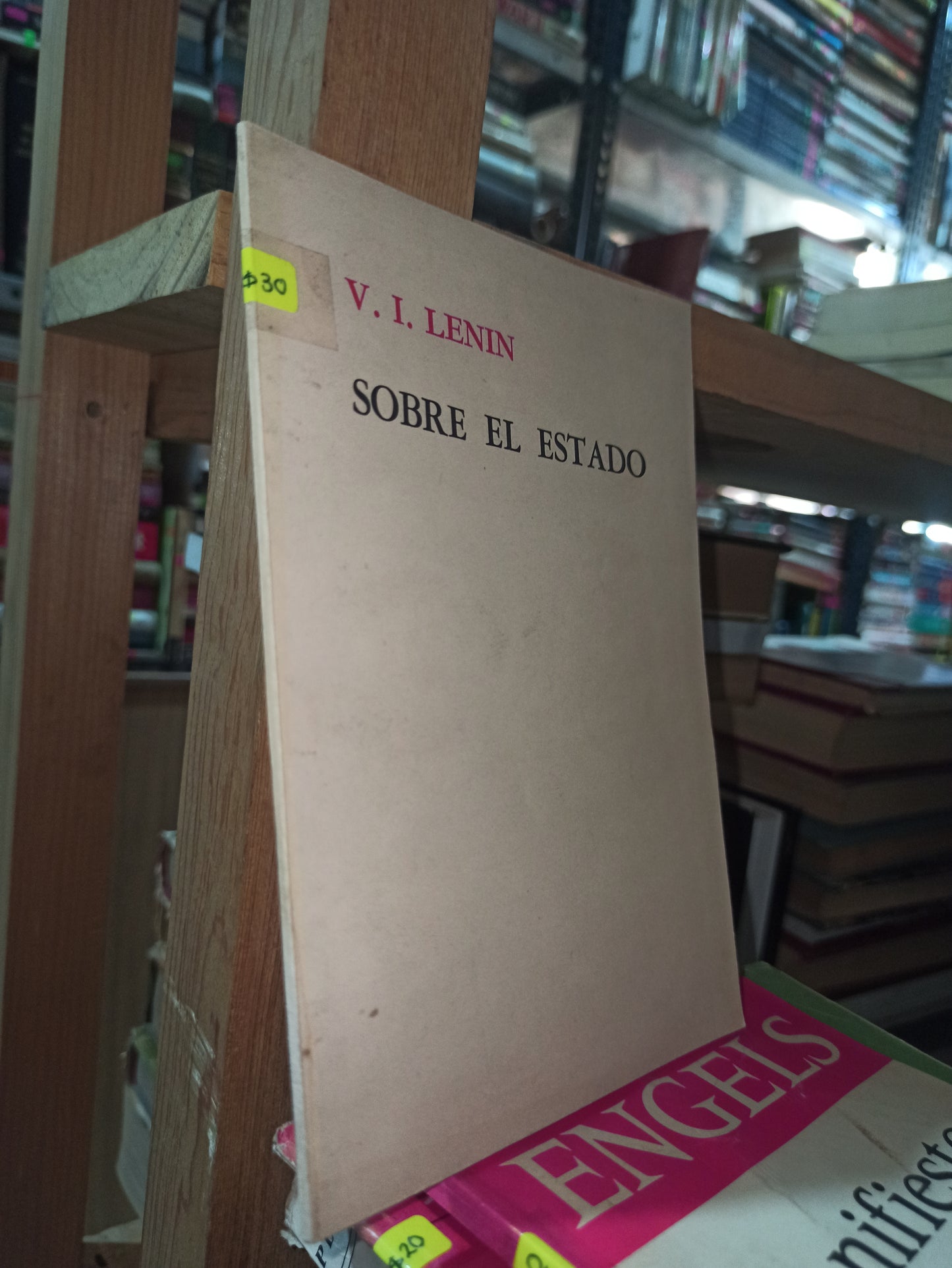 SOBRE EL ESTADO POR V. I. LENIN USADO SOCIOLOGIA ALDAMA