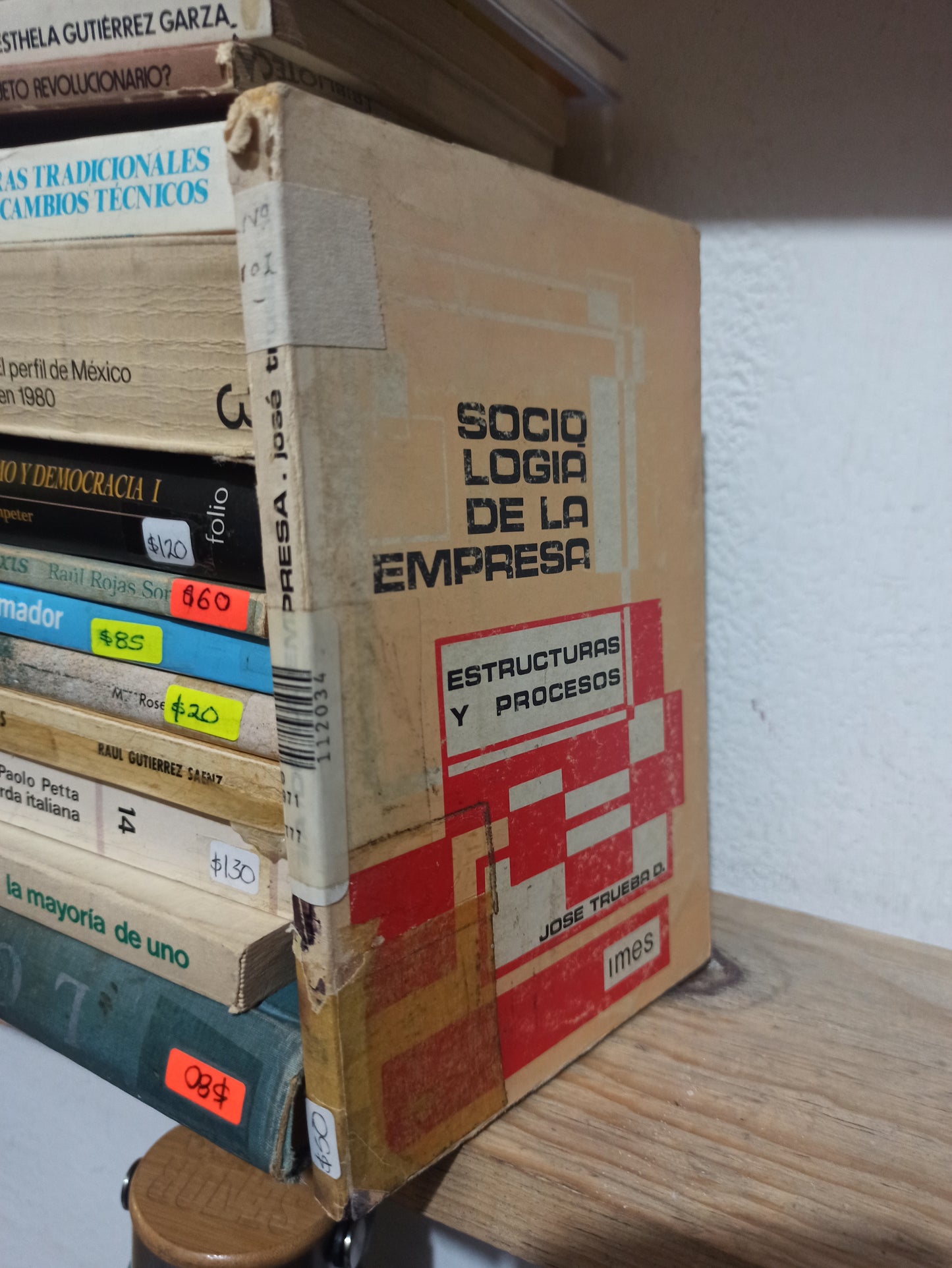 SOCIOLOGIA DE LA EMPRESA POR JOSE TRUEBA D. USADO FILOSOFÍA JUÁREZ