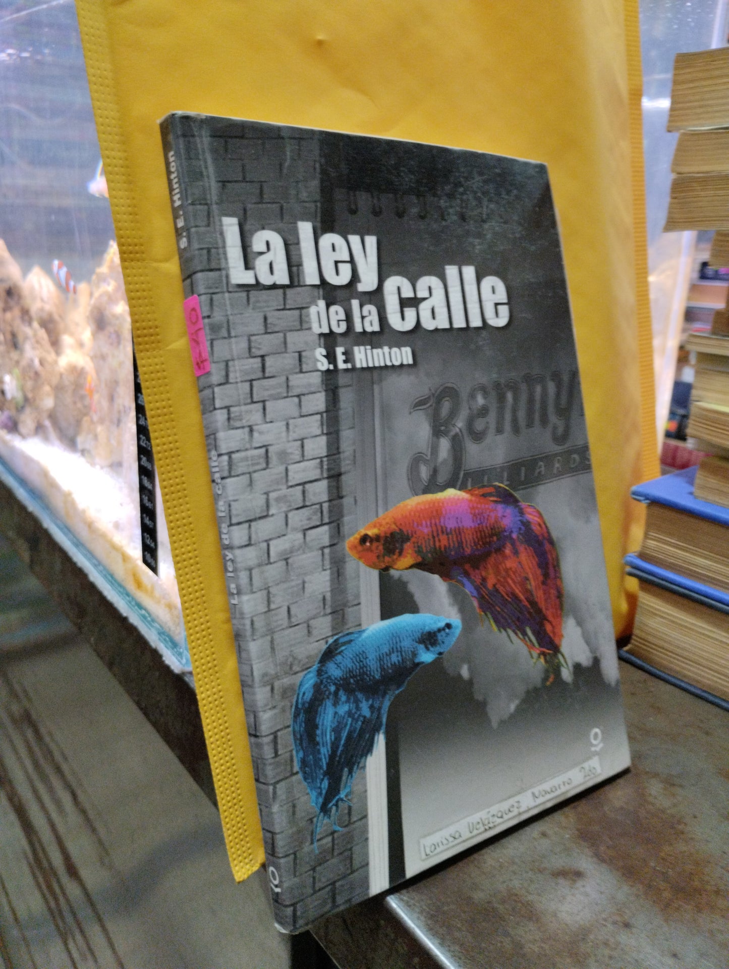 LA LEY DE LA CALLE POR S E HINTON USADO NOVELAS ALDAMA