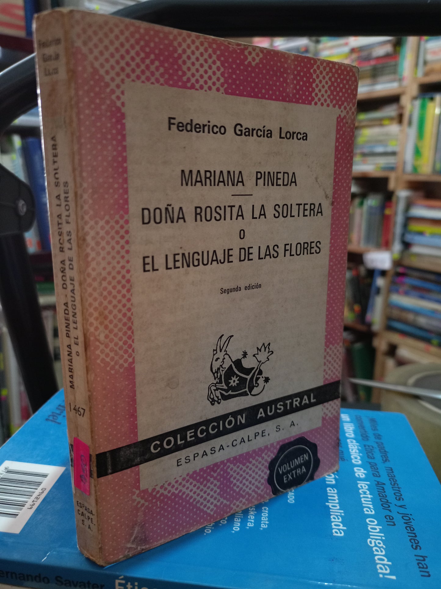MARIANA PINEDA DOÑA ROSITA LA SOLTERA O EL LENGUAJE DE LAS FLORES POR FEDERICO GARCIA LORCA USADO NOVELA LITERARIO 305