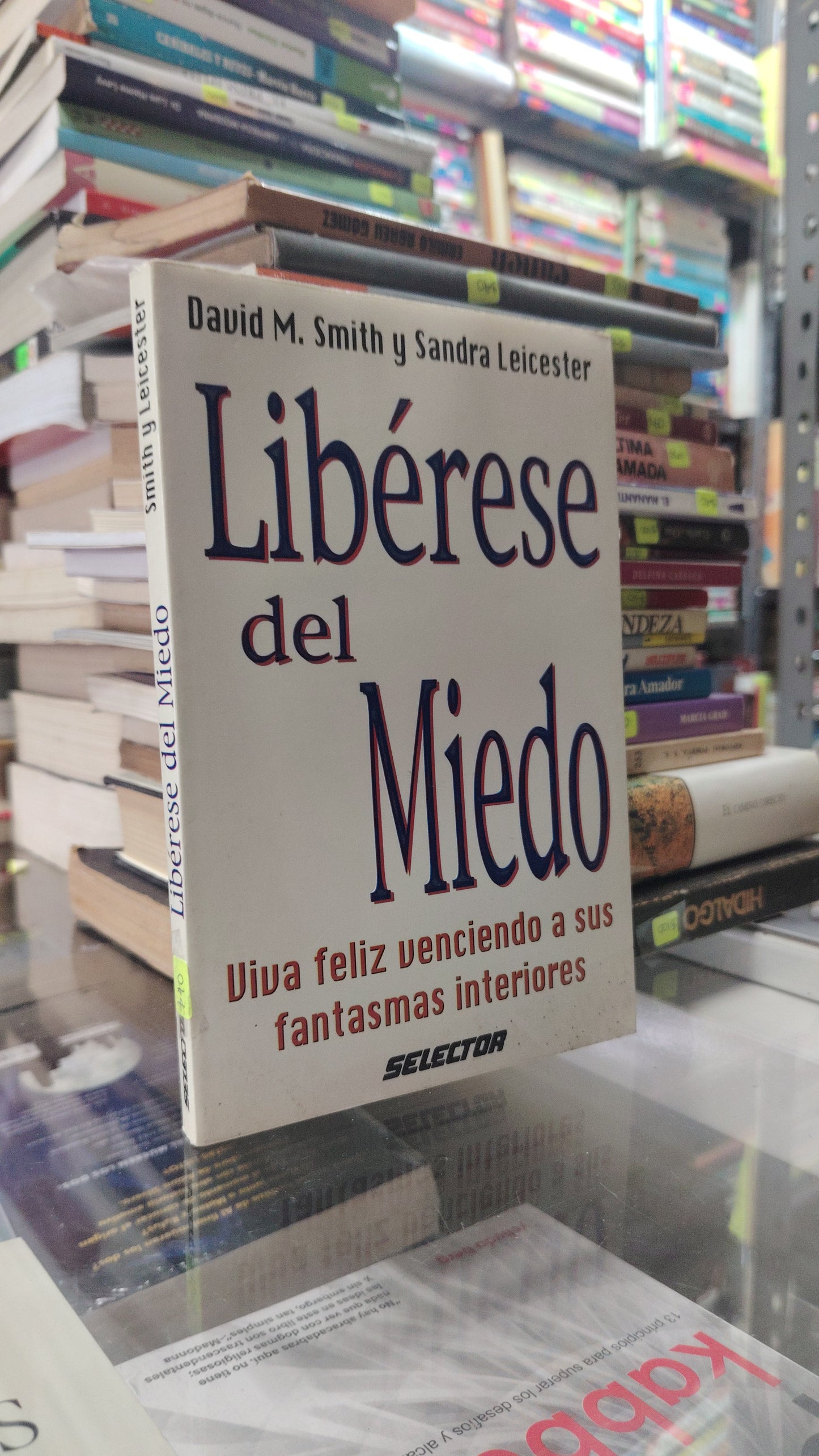 LIBERESE DEL MIEDO VIVA FELIZ VENCIENDO A SUS FANTASMAS INTERNOS POR DAVID M. SMITH Y SANDRA LEICESTER USADO SUPERACIÓN PERSONAL JUÁREZ #507