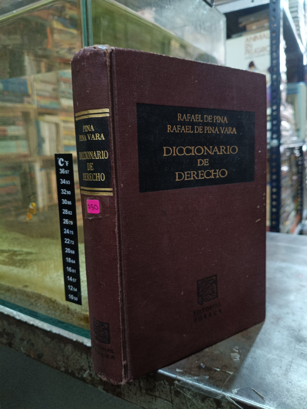 DICCIONARIO DE DERECHO POR RAFAEL DE PINA RAFAEL DE PINA VARA USADO DERECHO ALDAMA