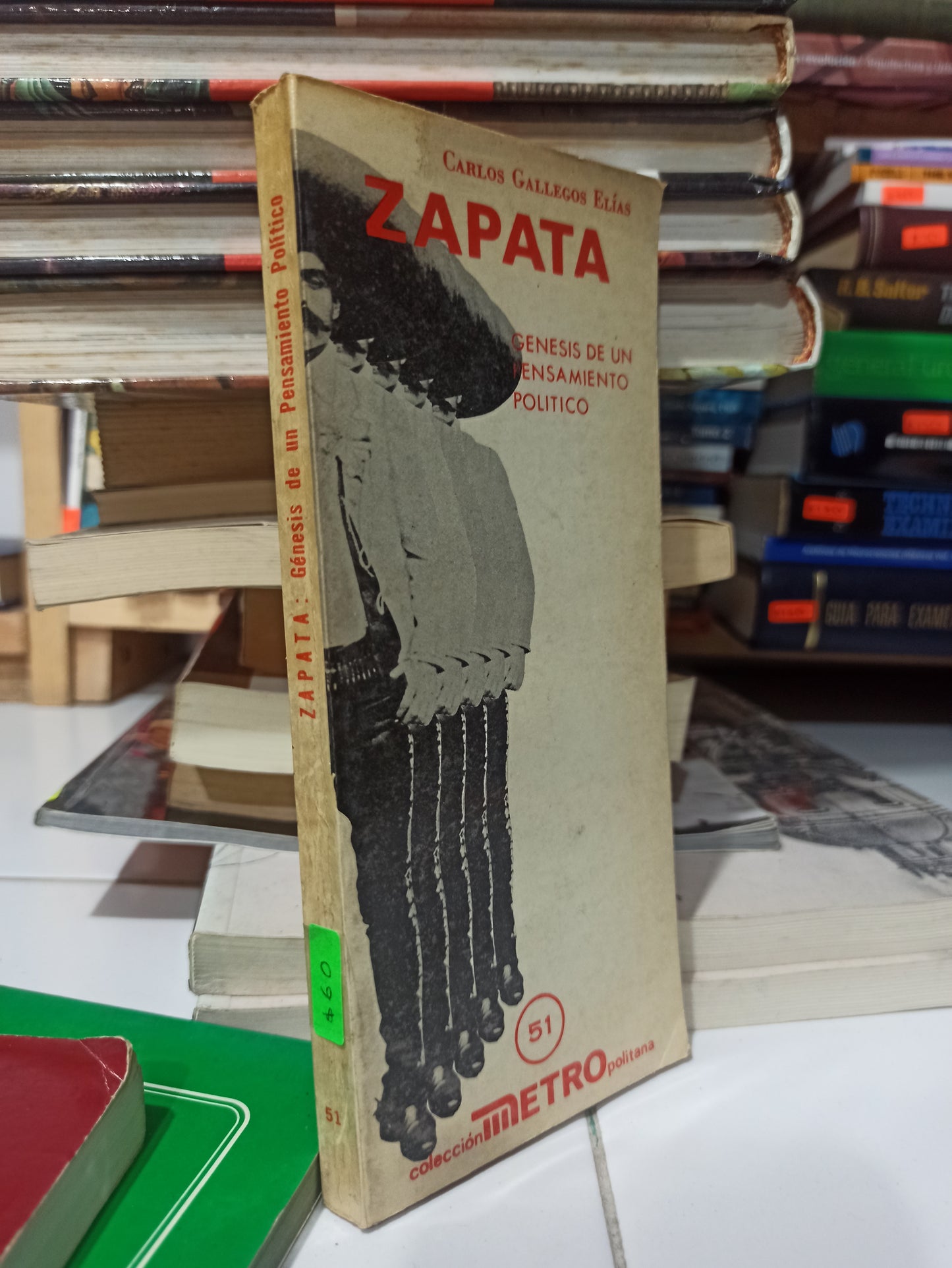 ZAPATA POR CARLOS GALLEGOS ELIAS USADO HISTORIA JUÁREZ