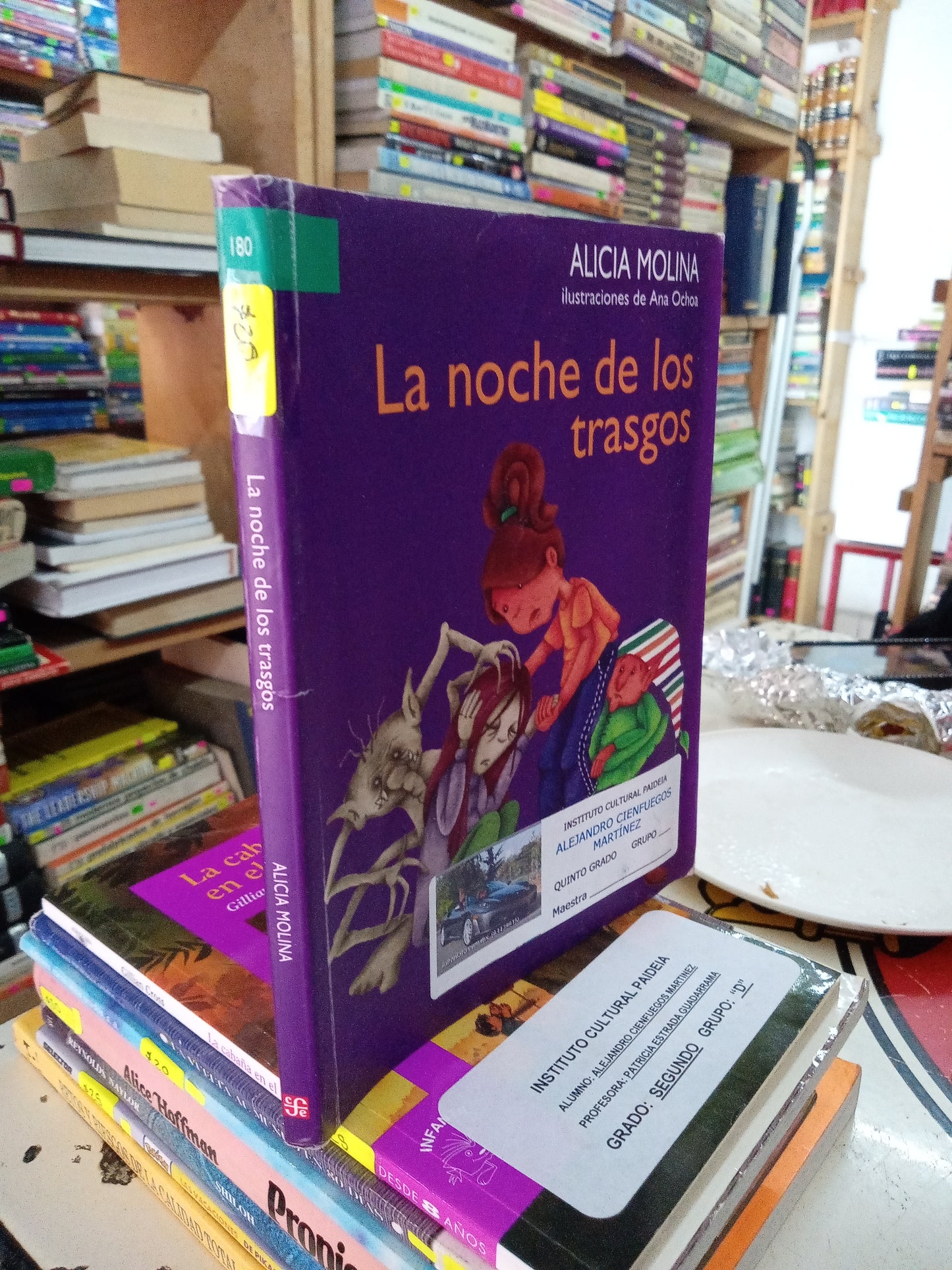 LA NOCHE DE LOS TRASGOS POR ALICIA MOLINA USADO INFANTIL LITERARIO 207