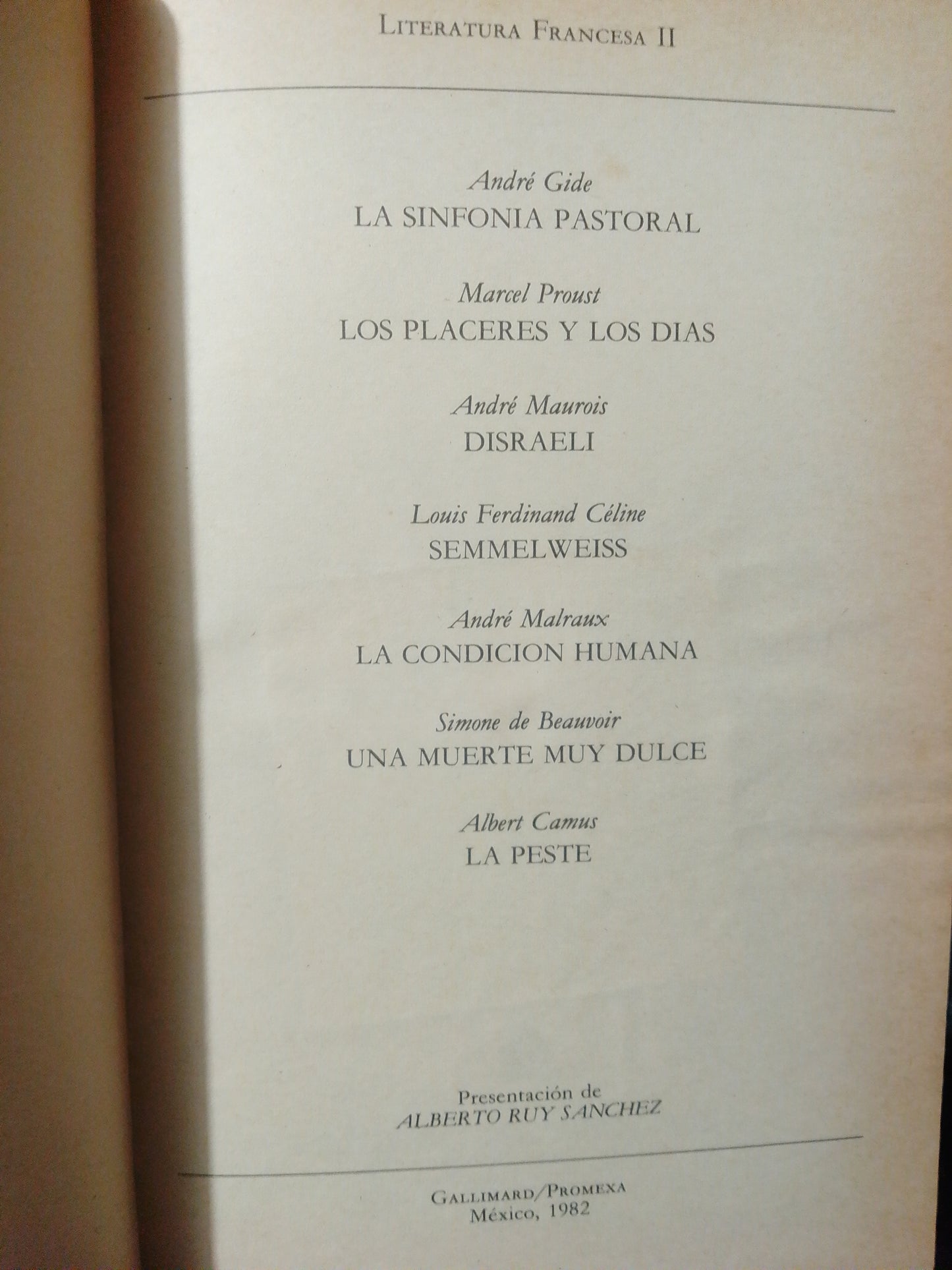 GRAN COLECCIÓN DE LITERATURA UNIVERSAL FRANCESA II USADO NOVELA JUÁREZ