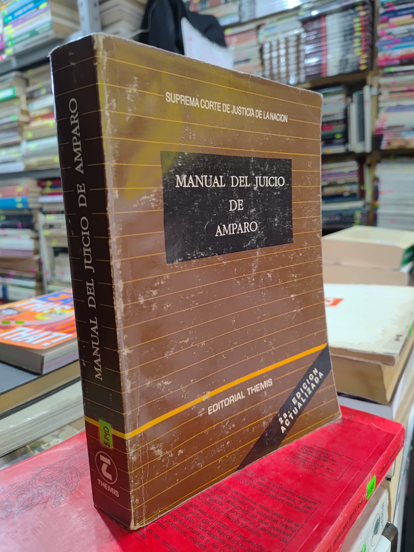 MANUAL DEL JUICIO DE AMPARO POR EDITORIAL THEMIS USADO DERECHO JUAREZ 507