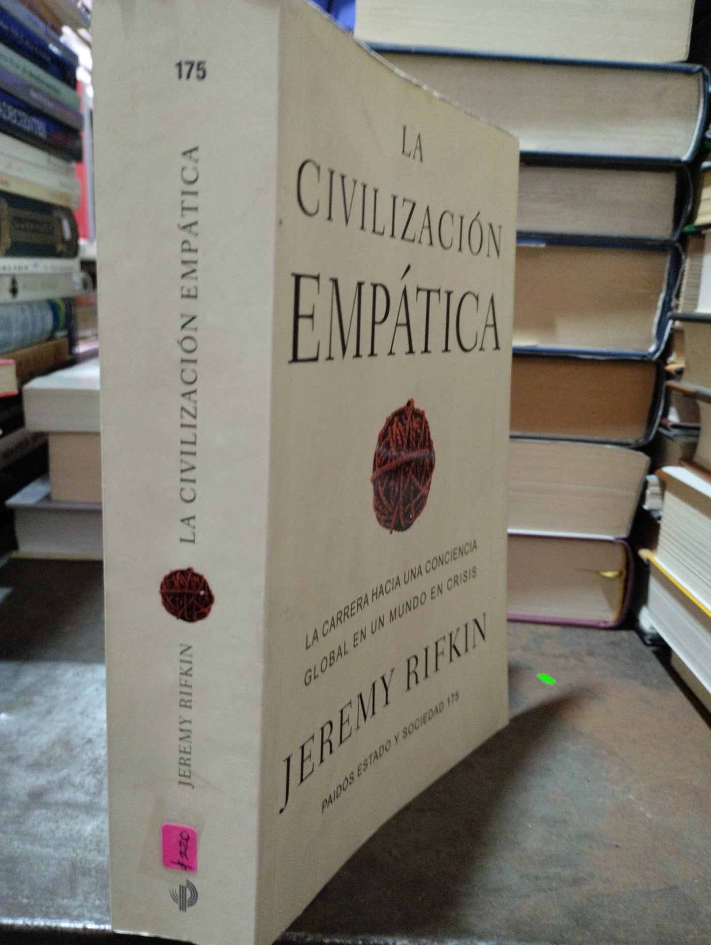 LA CIVILIZACIÓN EMPATICA POR JEREMY RIFKIN USADO NOVELAS ALDAMA