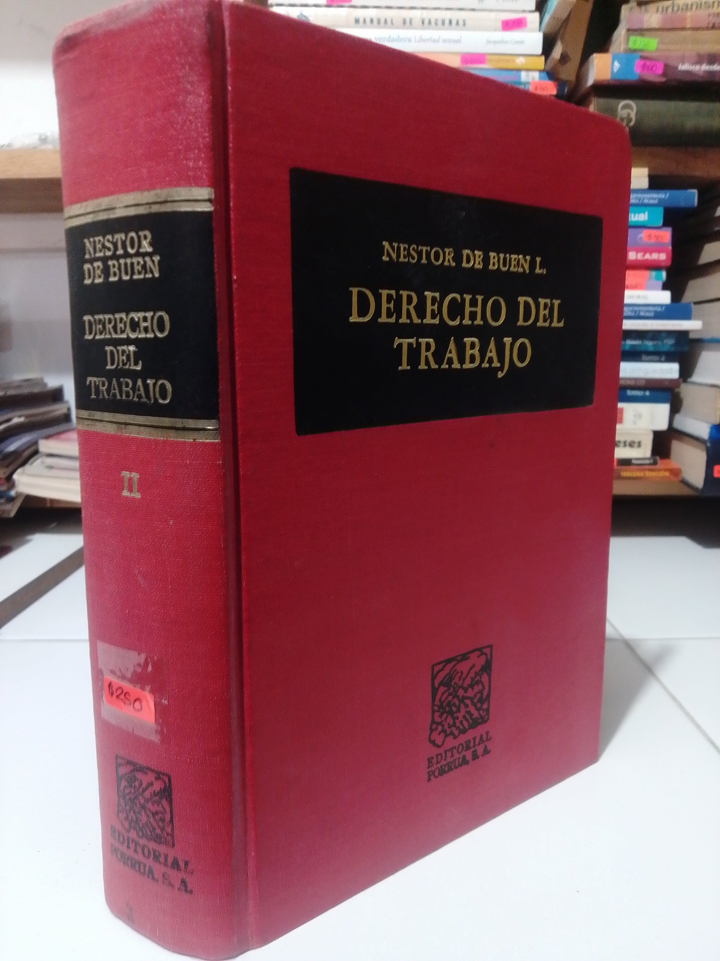 DERECHO DEL TRABAJO 2 POR NESTOR DE BUEN L. USADO DERECHO JUAREZ