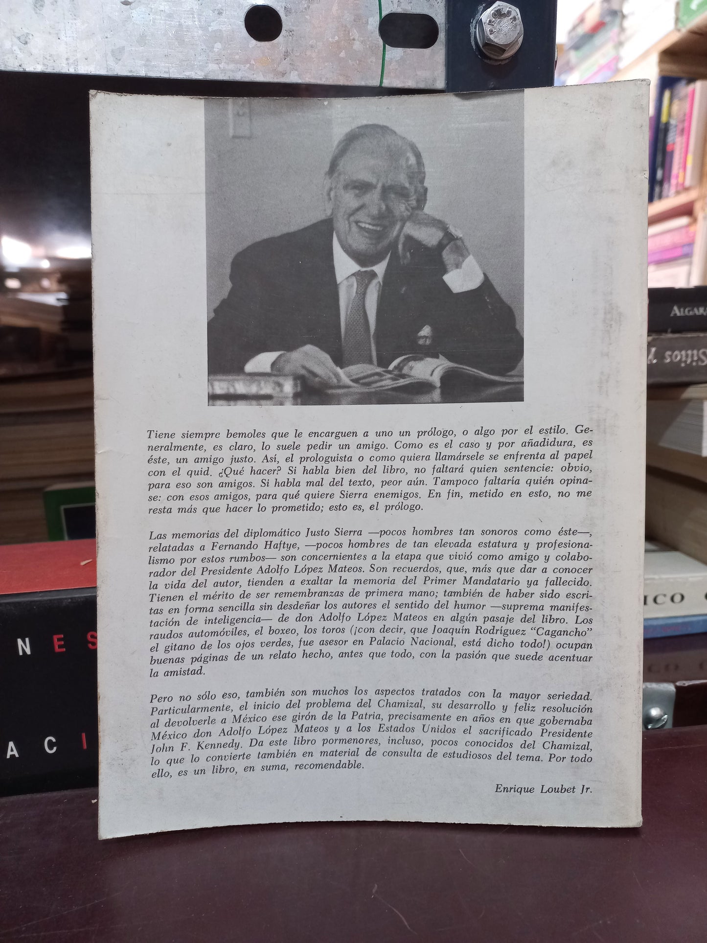 LOPEZ MATEOS POR JUSTO SIERRA USADO ESTADO DE MEXICO LITERARIO 305