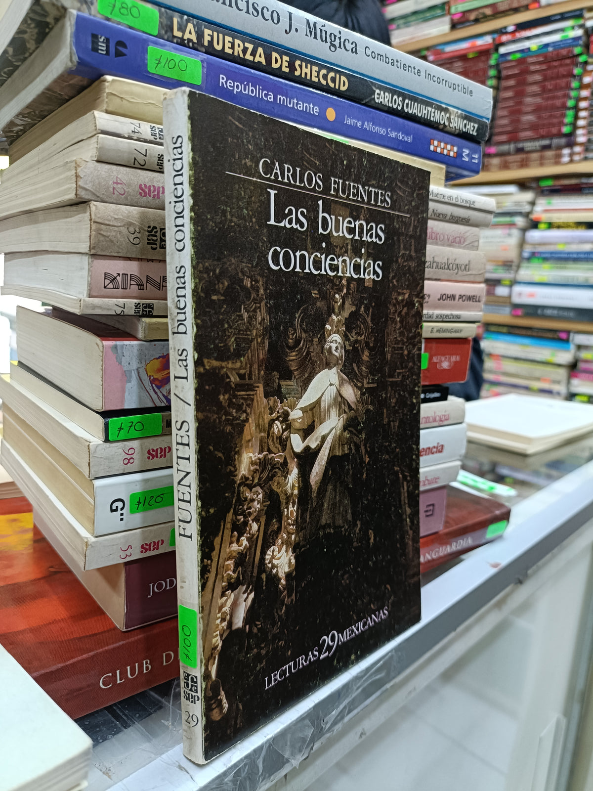 LAS BUENAS CONCIENCIAS POR CARLOS FUENTES USADO NOVELA JUAREZ 515