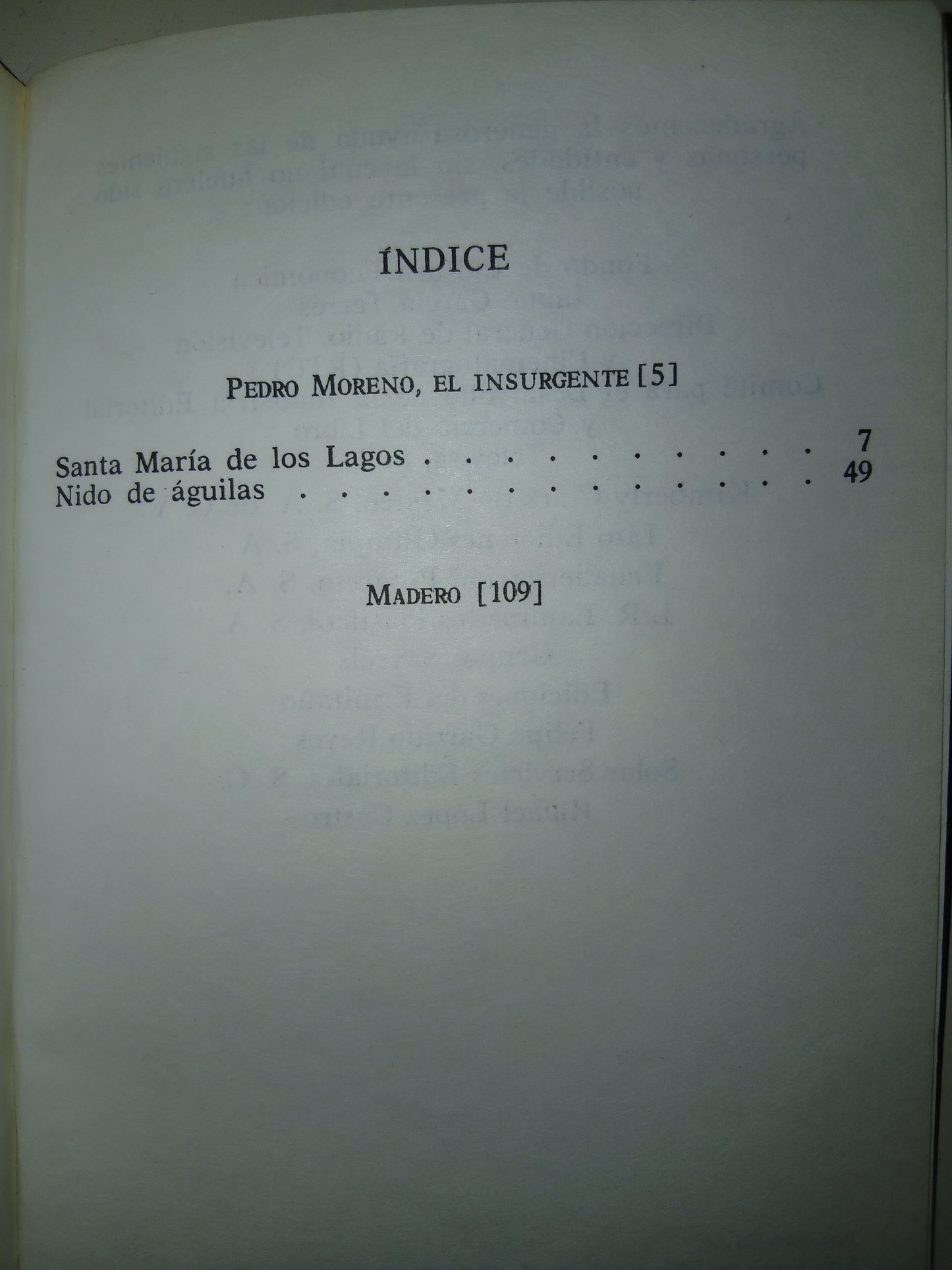 DOS BIOGRAFÍAS: PEDRO MORENO Y FRANCISCO I. MADERO POR MARIANO AZUELA USADO NOVELA LITERARIO 207