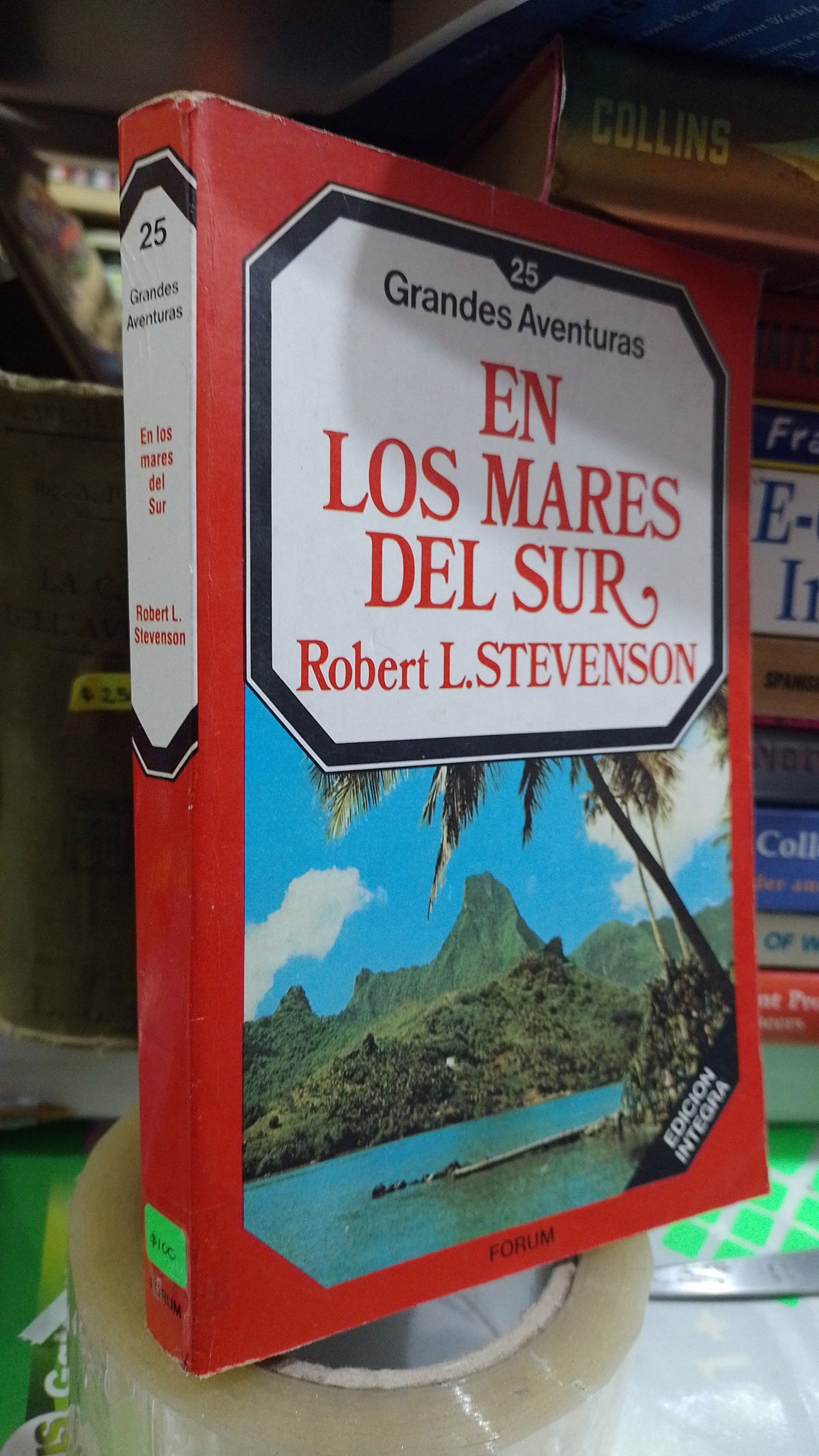 EN LOS MARES DEL SUR POR ROBERT STEVENSON USADO NOVELA JUAREZ 507