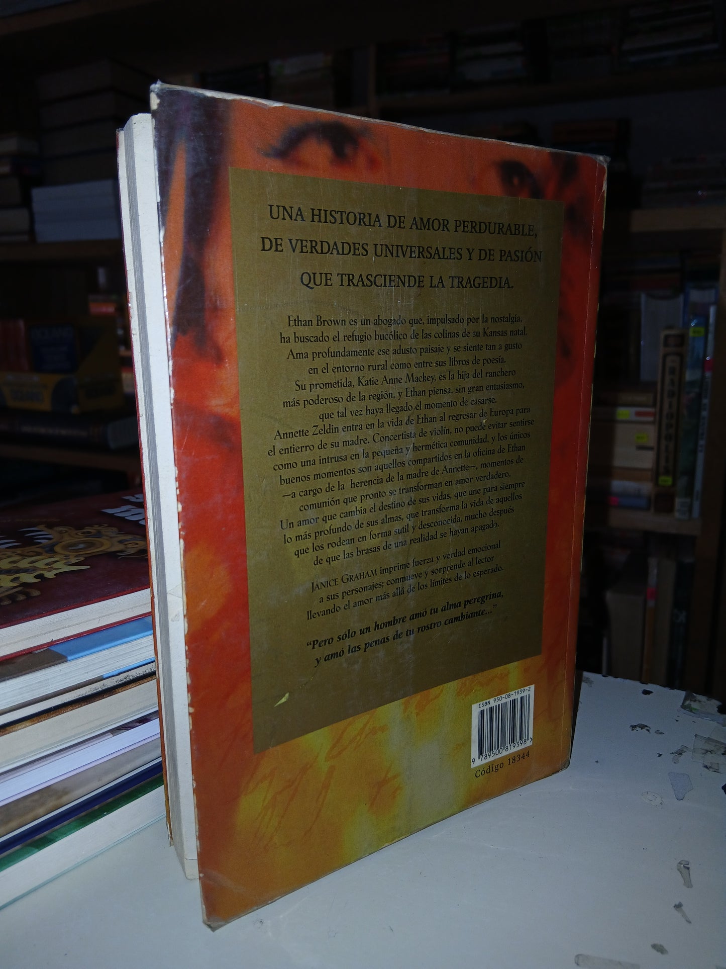 EL SUEÑO DEL PÁJARO DE FUEGO POR JANICE GRAHAM USADO NOVELA LITERARIO 207