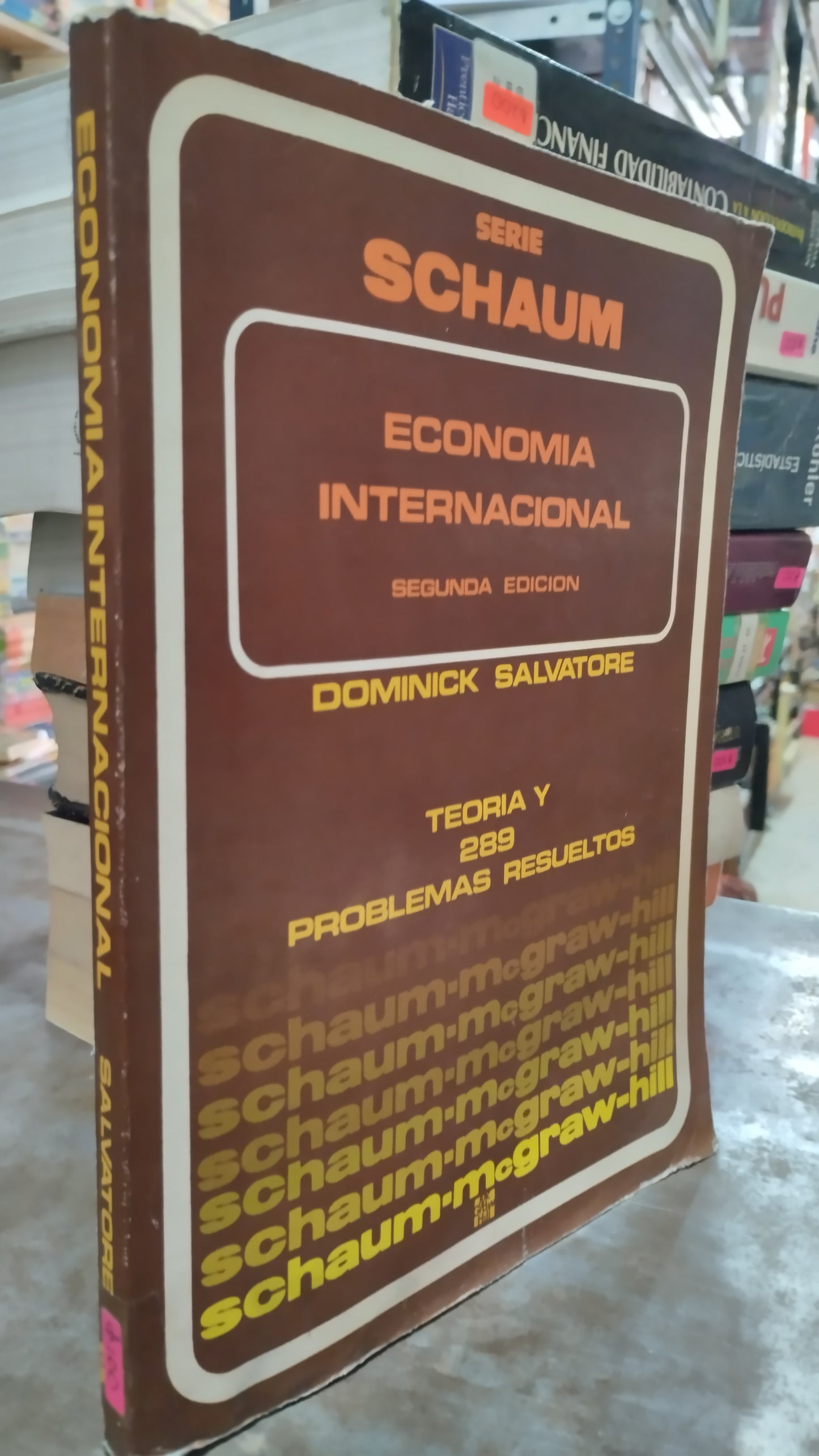 ECONOMIA INTERNACIONAL POR DOMINICK SALVATORE LIBRO USADO ADMINISTRACION ALDAMA