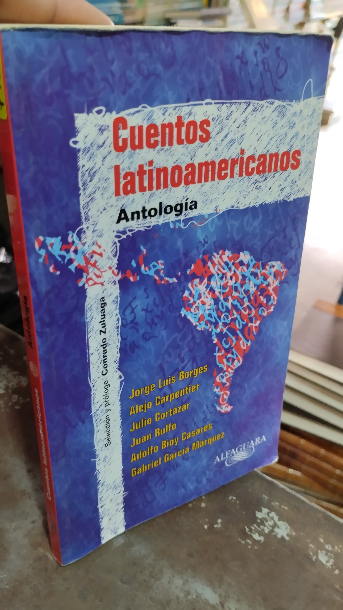 CUENTOS LATINOAMERICANOS ANTOLOGIA POR JORGE LUIS BORGES LIBRO USADO NOVELAS ALDAMA
