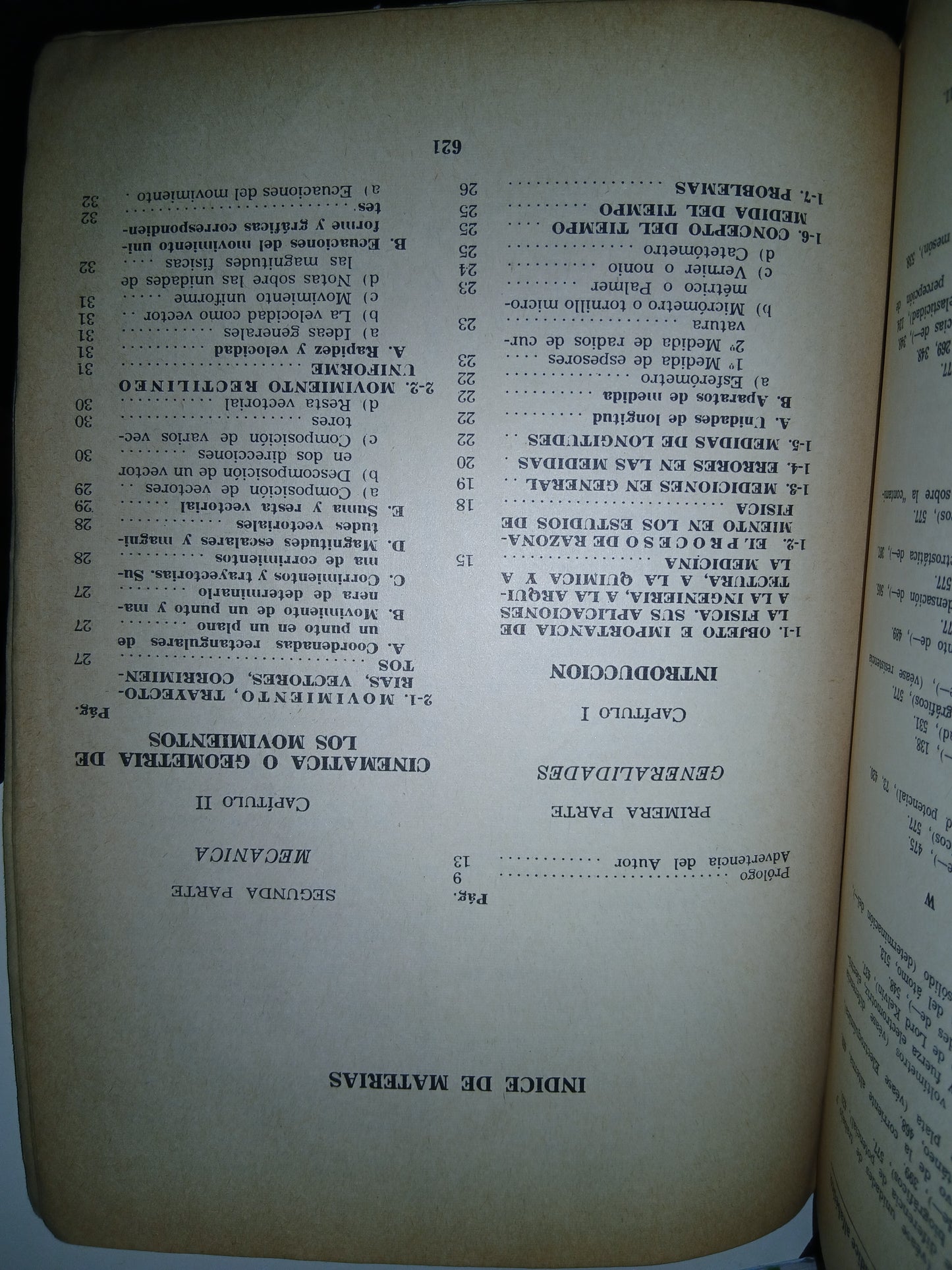 FÍSICA GENERAL CURSO COMPLETO POR SALVADOR MOSQUEIRA USADO FÍSICA LITERARIO 207