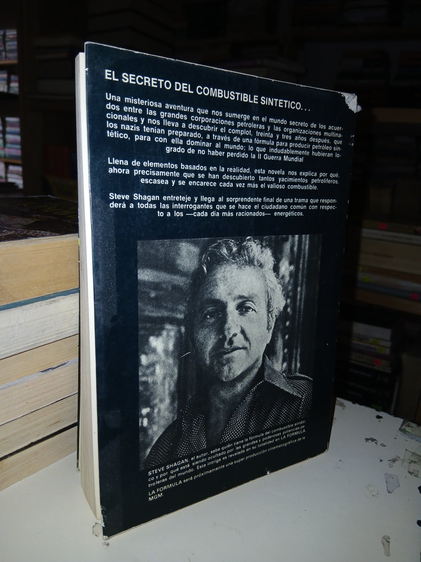 LA FÓRMULA POR STEVE SHAGAN USADO NOVELA LITERARIO 207