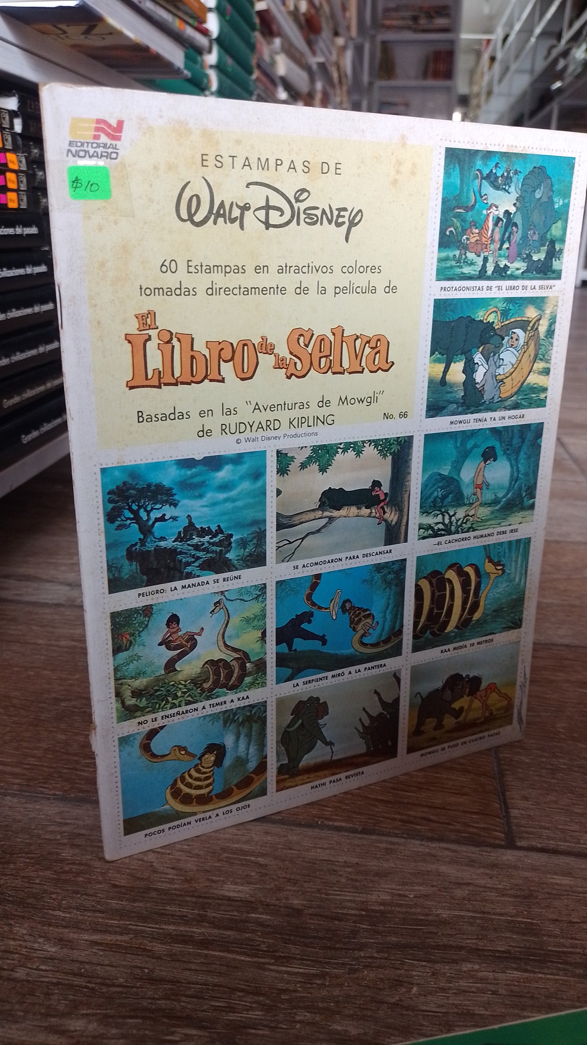 EL LIBRO DE LA SELVA POR RUDYARD KIPLING USADO INFANTIL JUAREZ 515