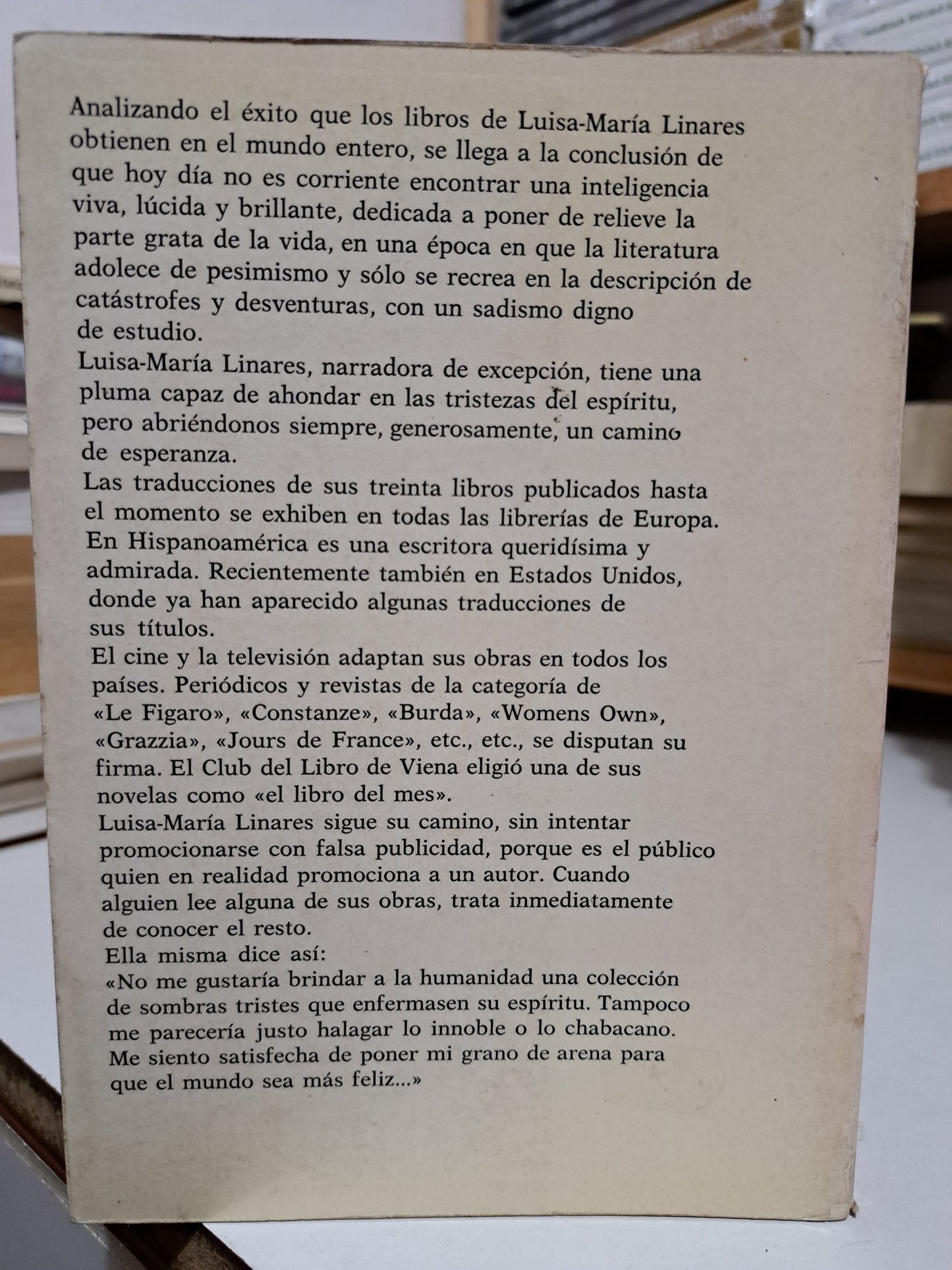 JUAN A LAS OCHO, PABLO A LAS DIEZ LUISA MARÍA LINARES USADO NOVELA JUÁREZ