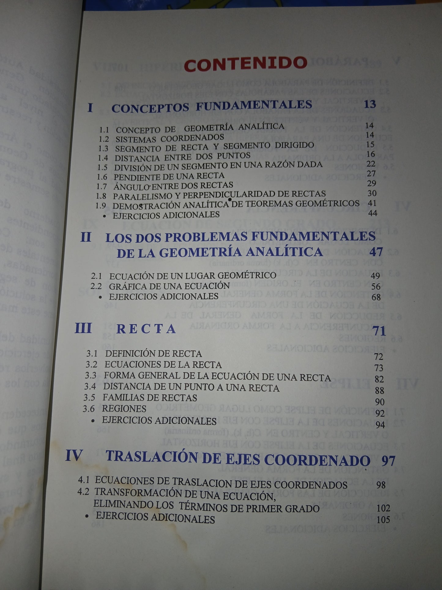 CUARTO SEMESTRE GEOMETRÍA ANALÍTICA (VARIOS AUTORES) USADO GEOMETRÍA LITERARIO 207