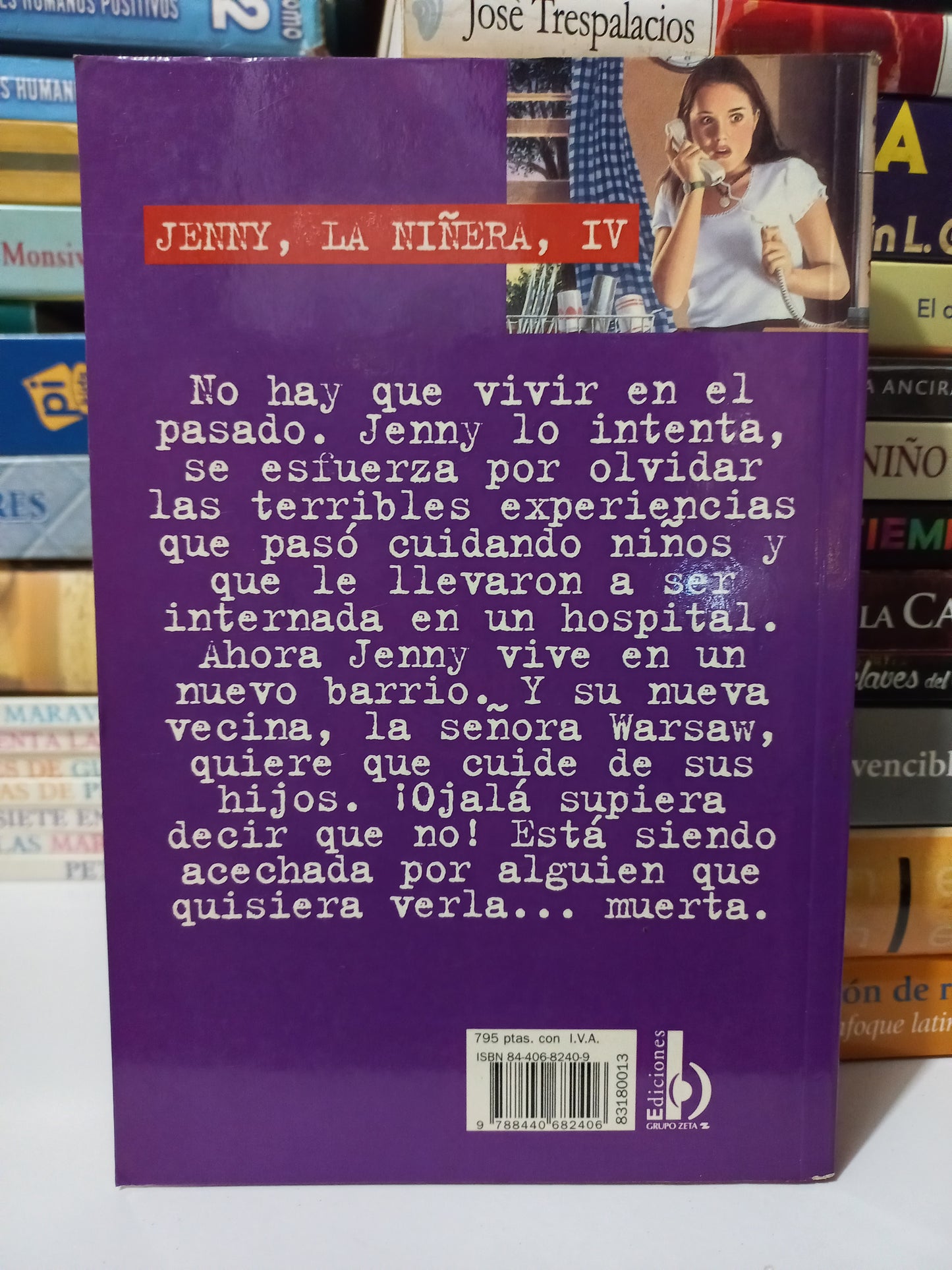 JENNY, LA NIÑERA IV POR R.L. STINE USADO NOVELA JUÁREZ
