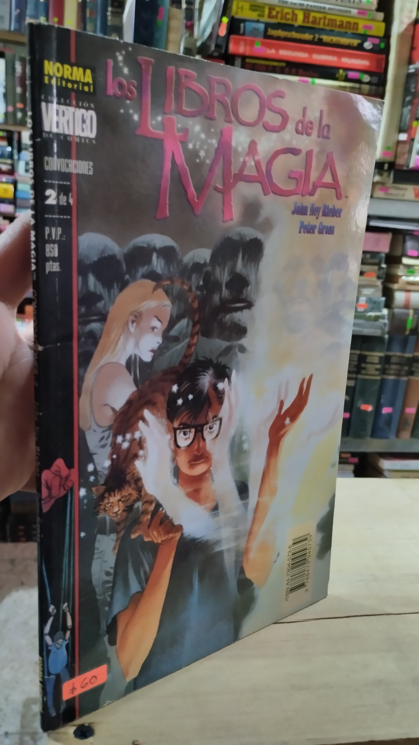 LOS LIBROS DE LA MAGIA POR JOHN NEY RIEBER LIBRO USADO NOVELAS ALDAMA