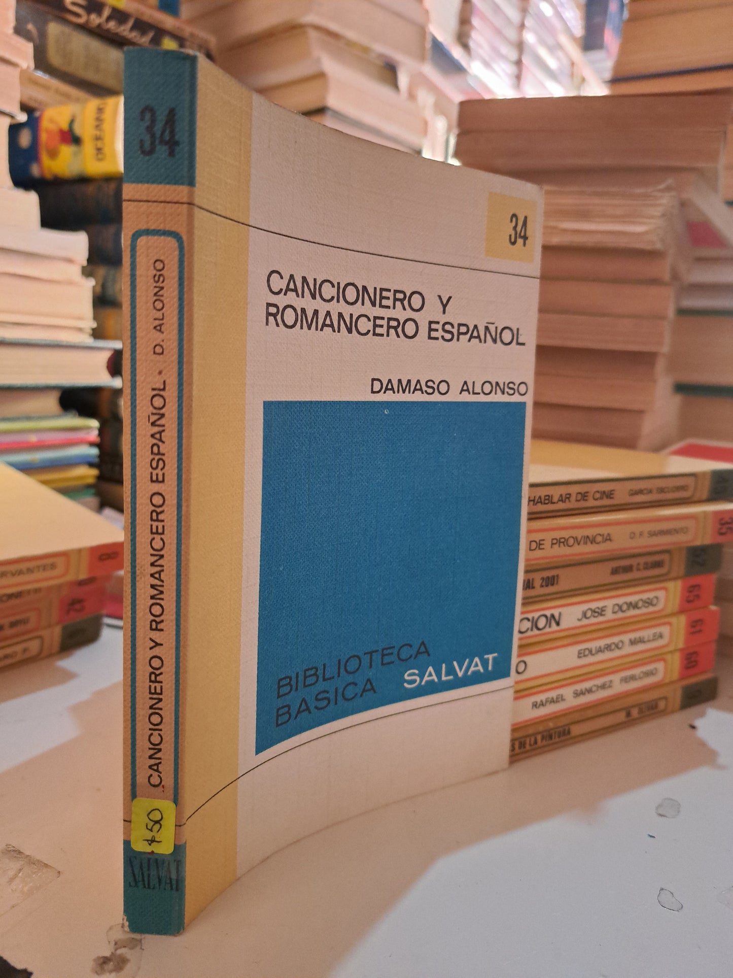 CANCIONERO Y ROMANCERO ESPAÑOL DAMASO ALONSO USADO NOVELA LITERARIO 207