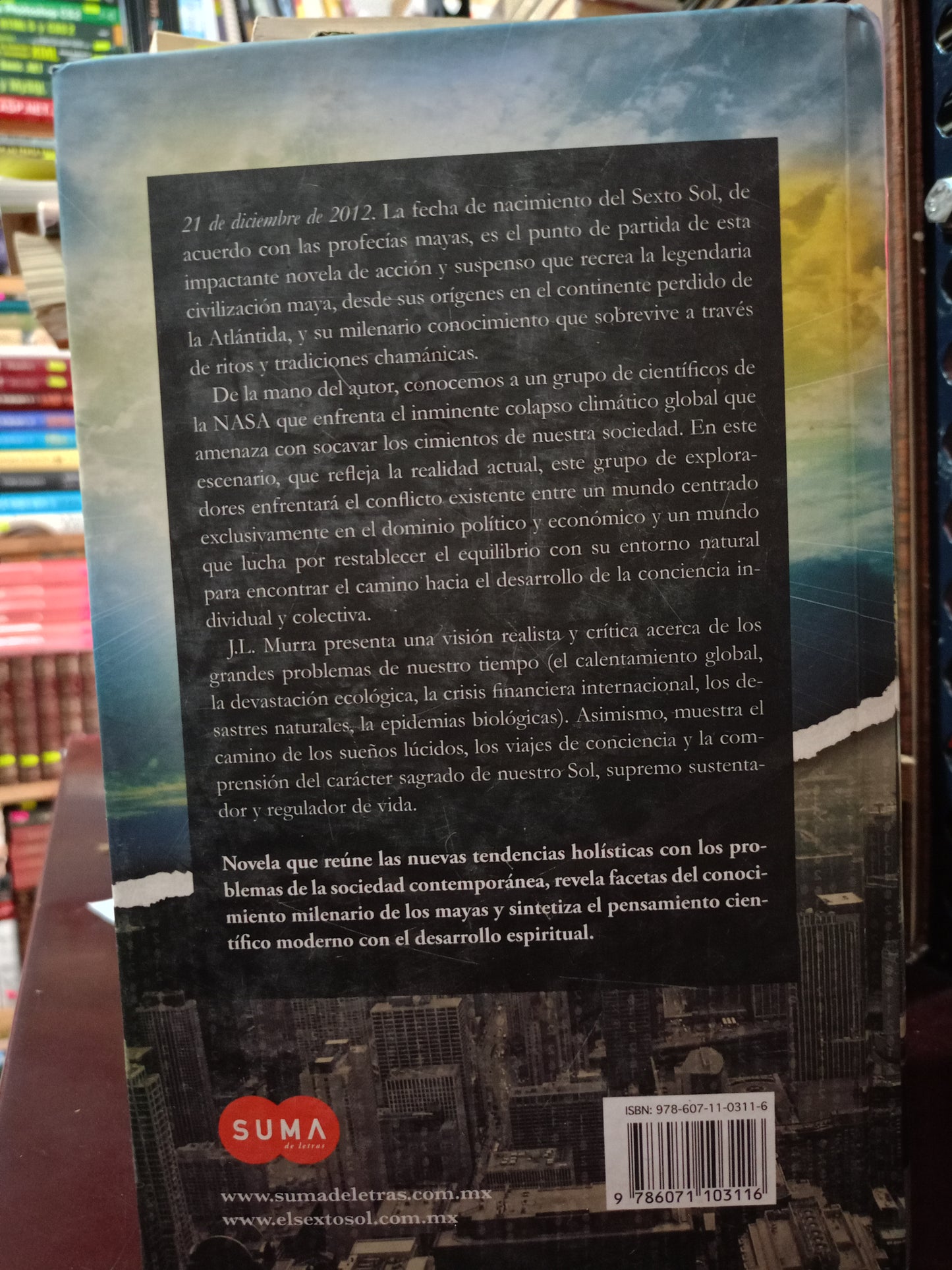 EL SEXTO SOL J.L. MURRUA USADO NOVELA LITERARIO 305